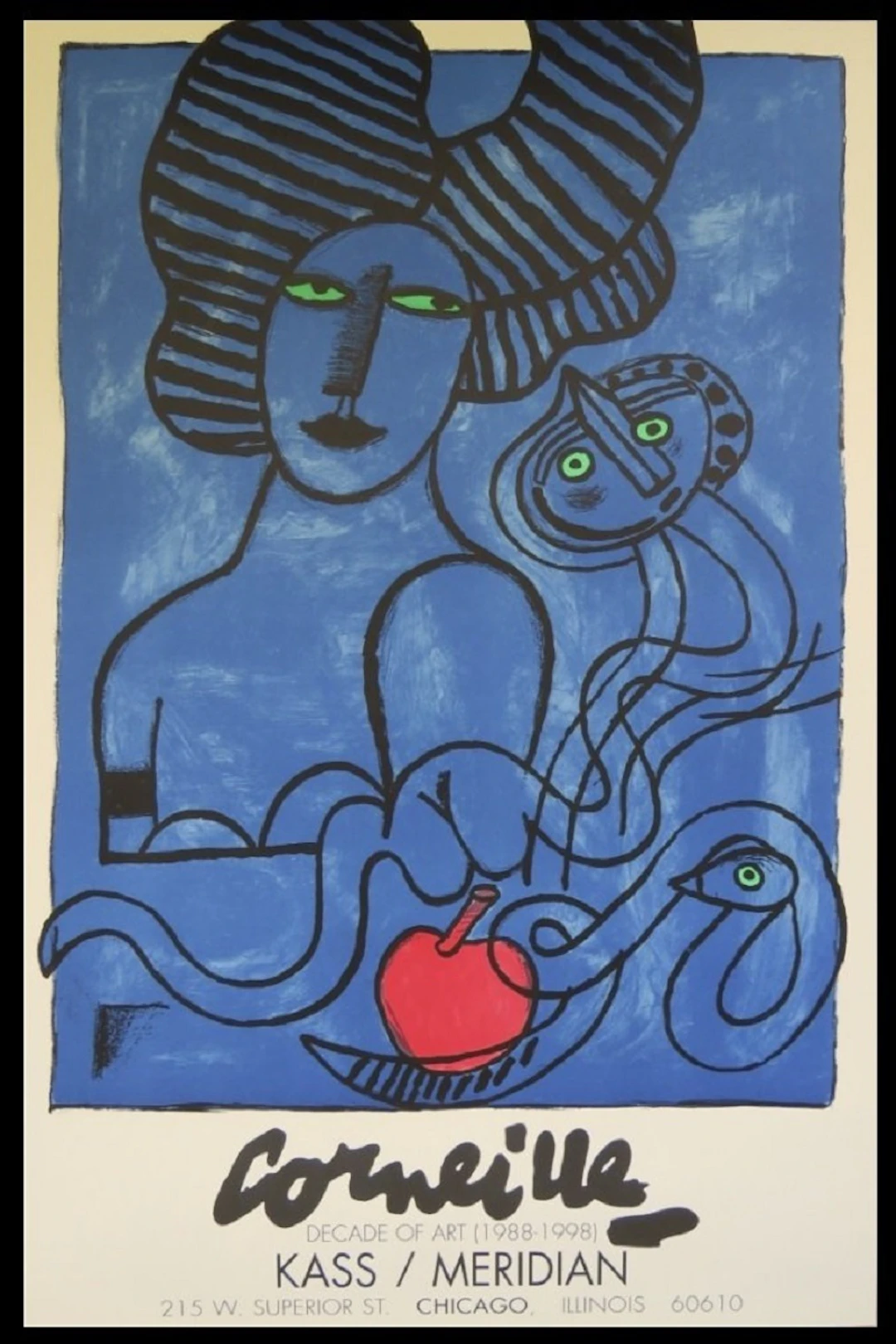 Guillaume CORNEILLE - Affiche lithographique originale d’exposition