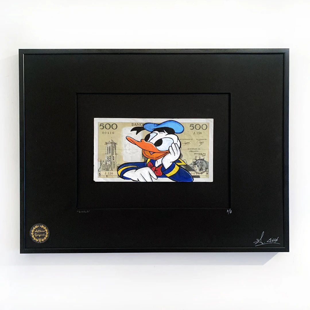Cisco - Donald, 2026 - Acrylique sur billet