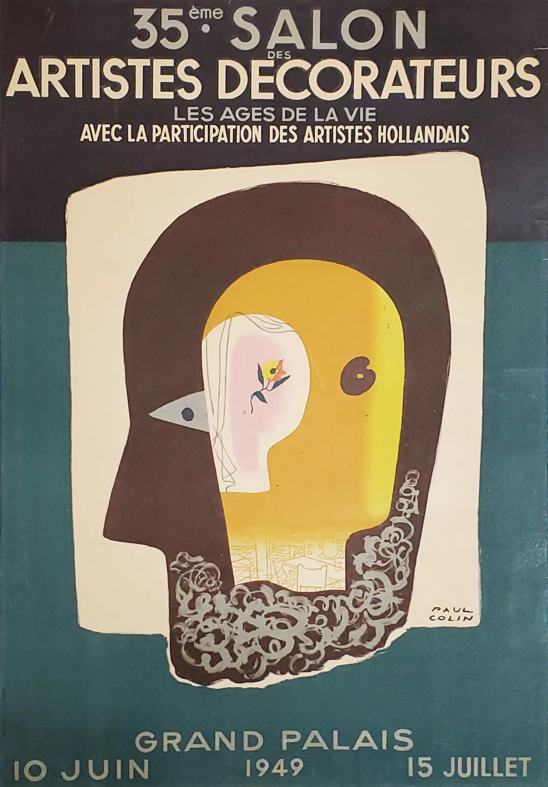 Paul Colin, affiche lithographique originale , 1949
