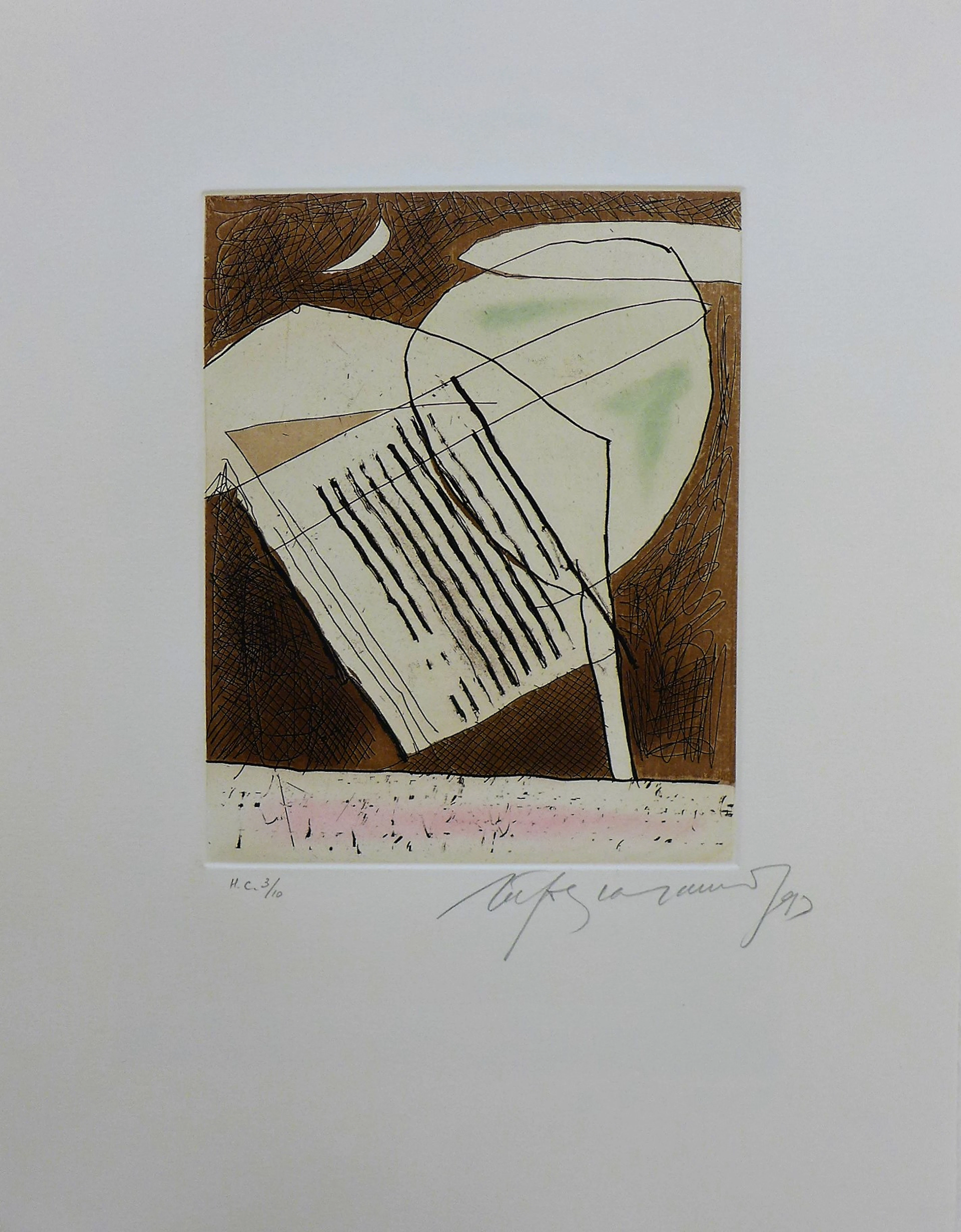 Alberto RAFOLS-CASAMADA - Finestres 1, 1993 - Gravure signée au crayon