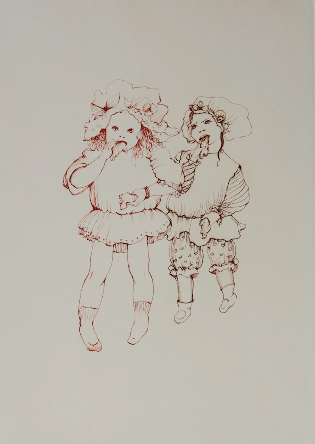 Léonor FINI : Les gourmandes - Gravure originale signée