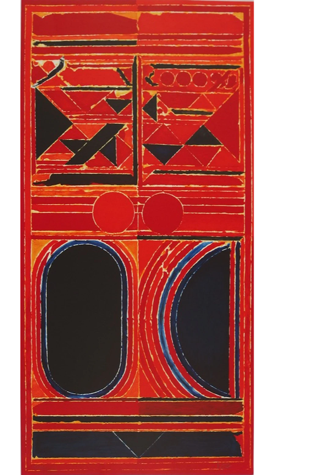 Sayed Haider RAZA - Dualité - Lithographie originale signée