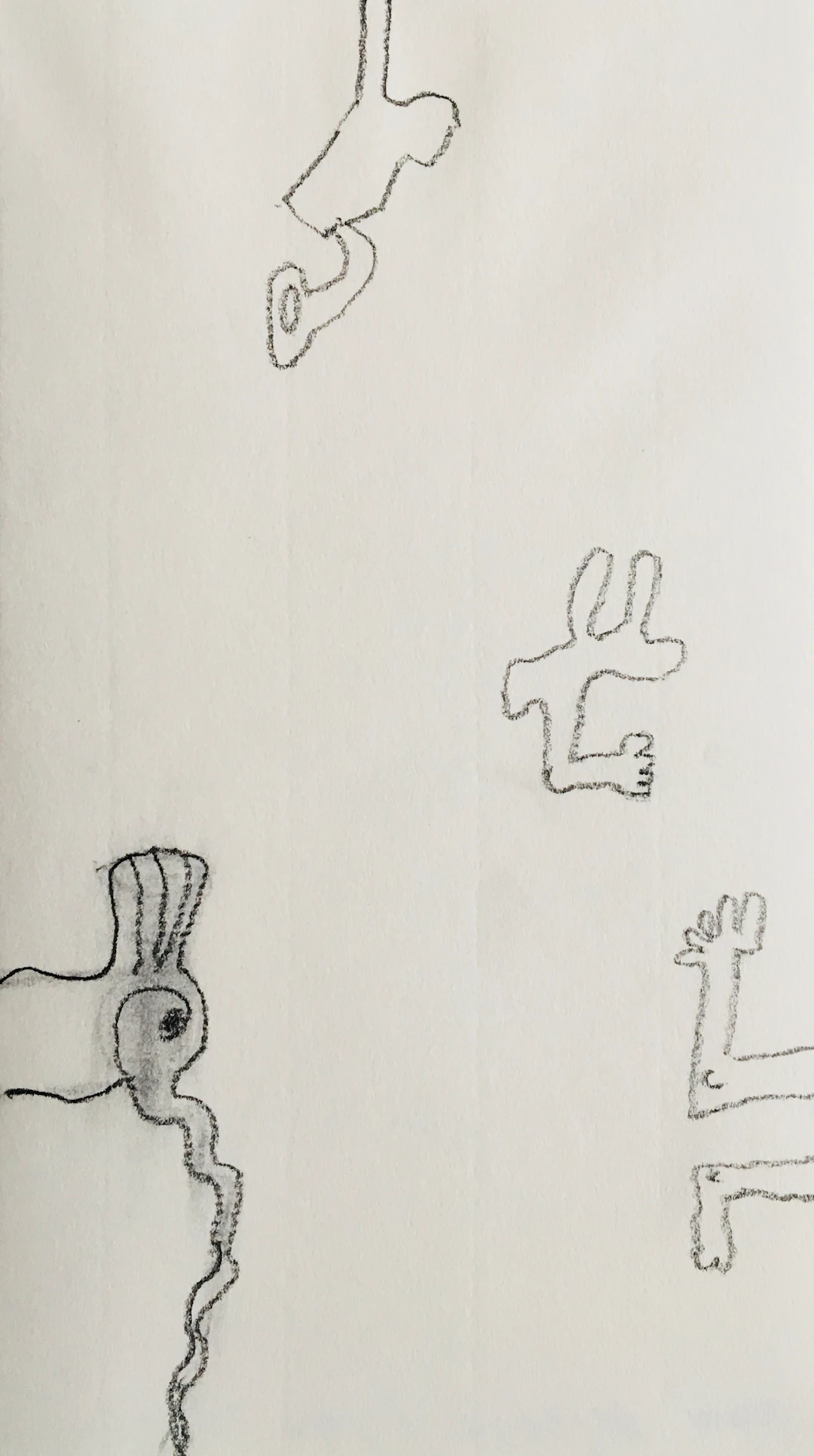 Daniel DEZEUZE - Sans titre, 2012 - Dessin original signé