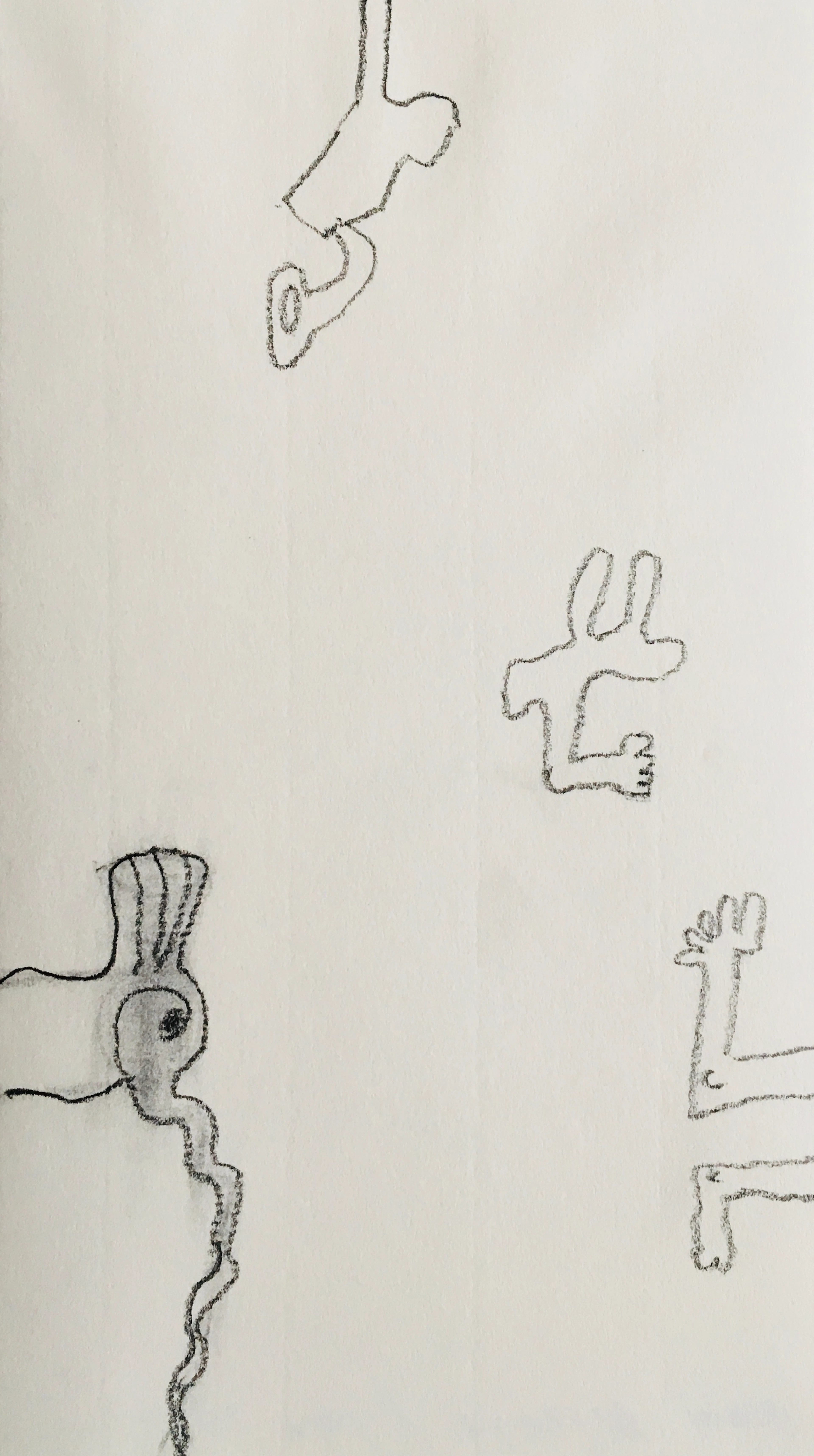 Daniel DEZEUZE - Sans titre, 2012 - Dessin original signé