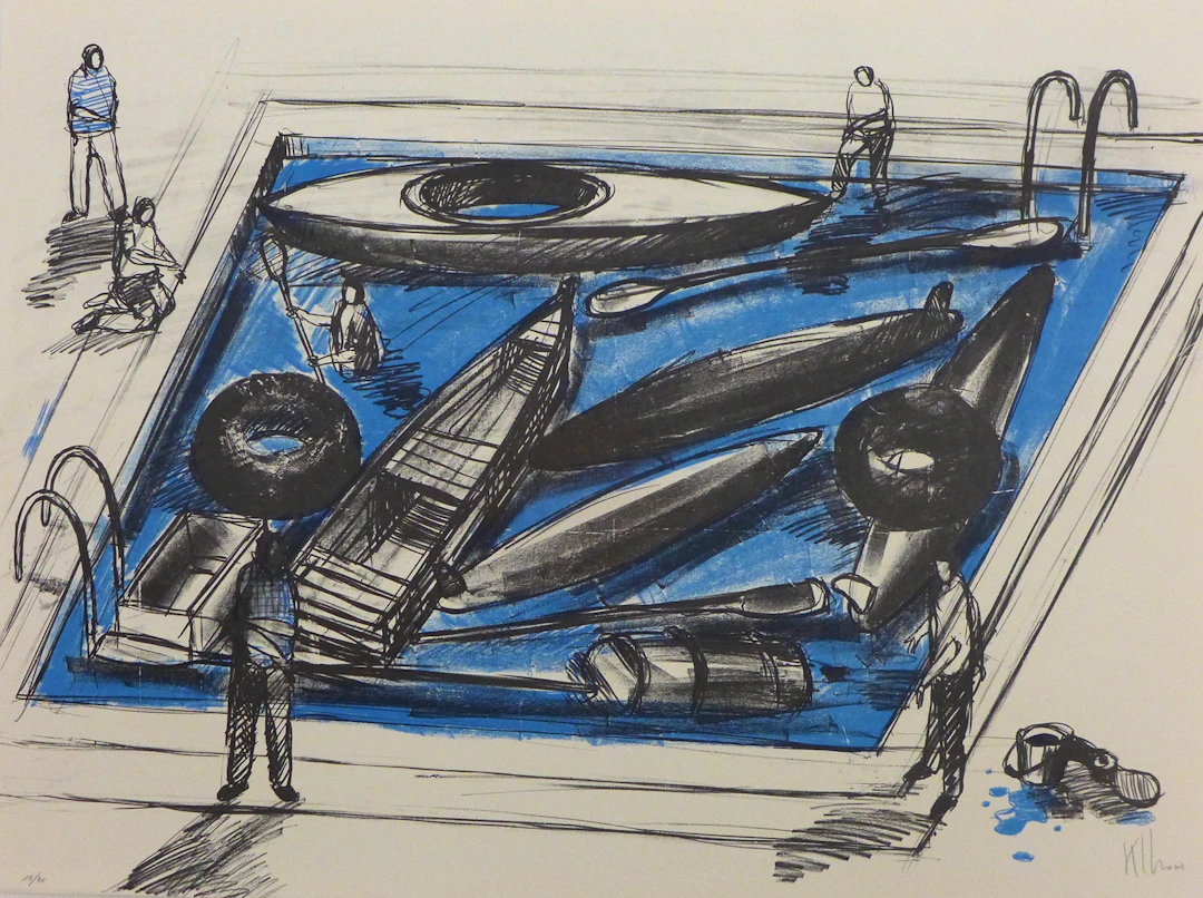 KCHO - Regresa vida mia que te espero 1, 2005, Lithographie signée