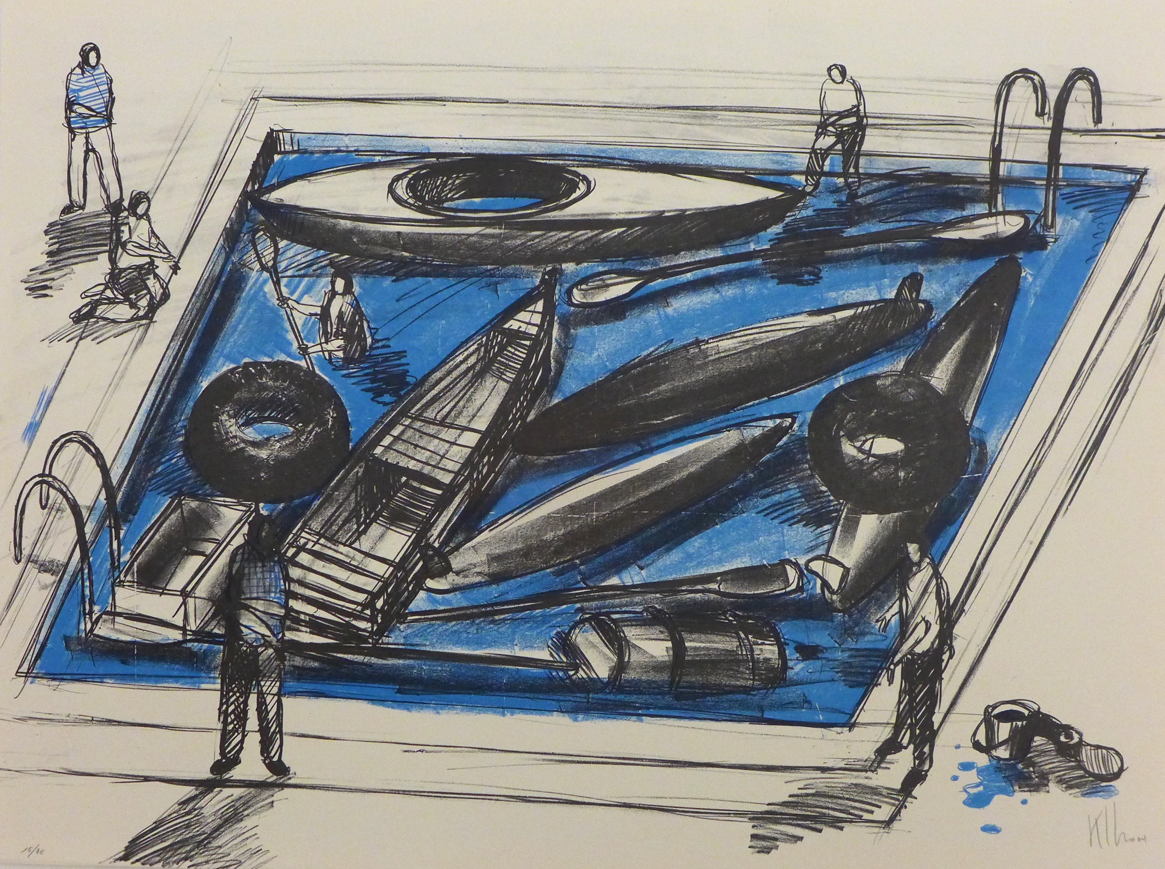 KCHO - Regresa vida mia que te espero 1, 2005, Lithographie signée