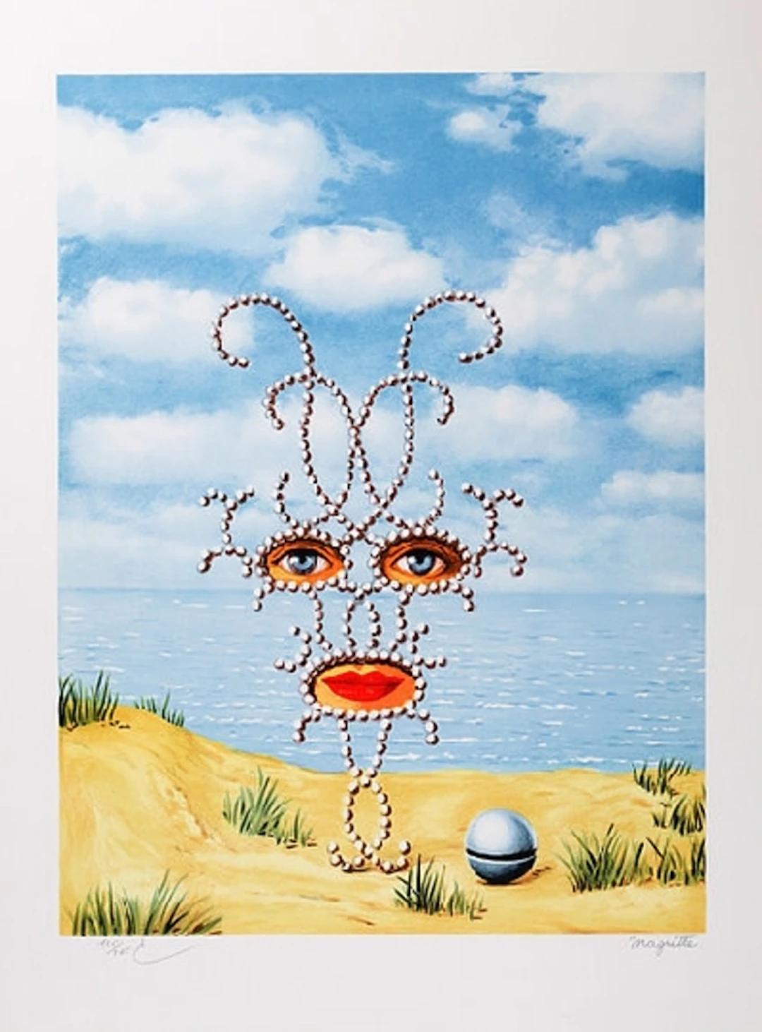 René MAGRITTE (d’après) - Shéhérazade - Lithographie
