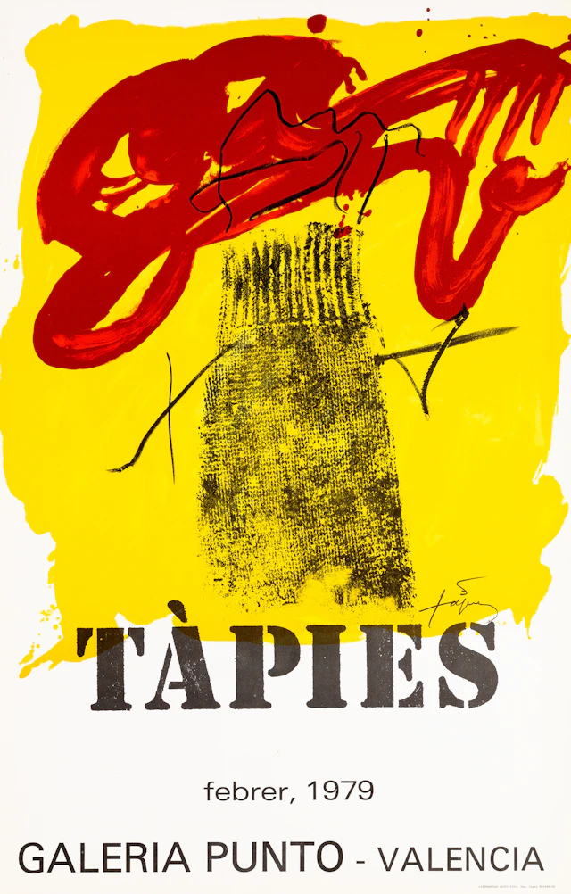 Antoni TAPIES : Galeria Punto - Lithographie originale signée