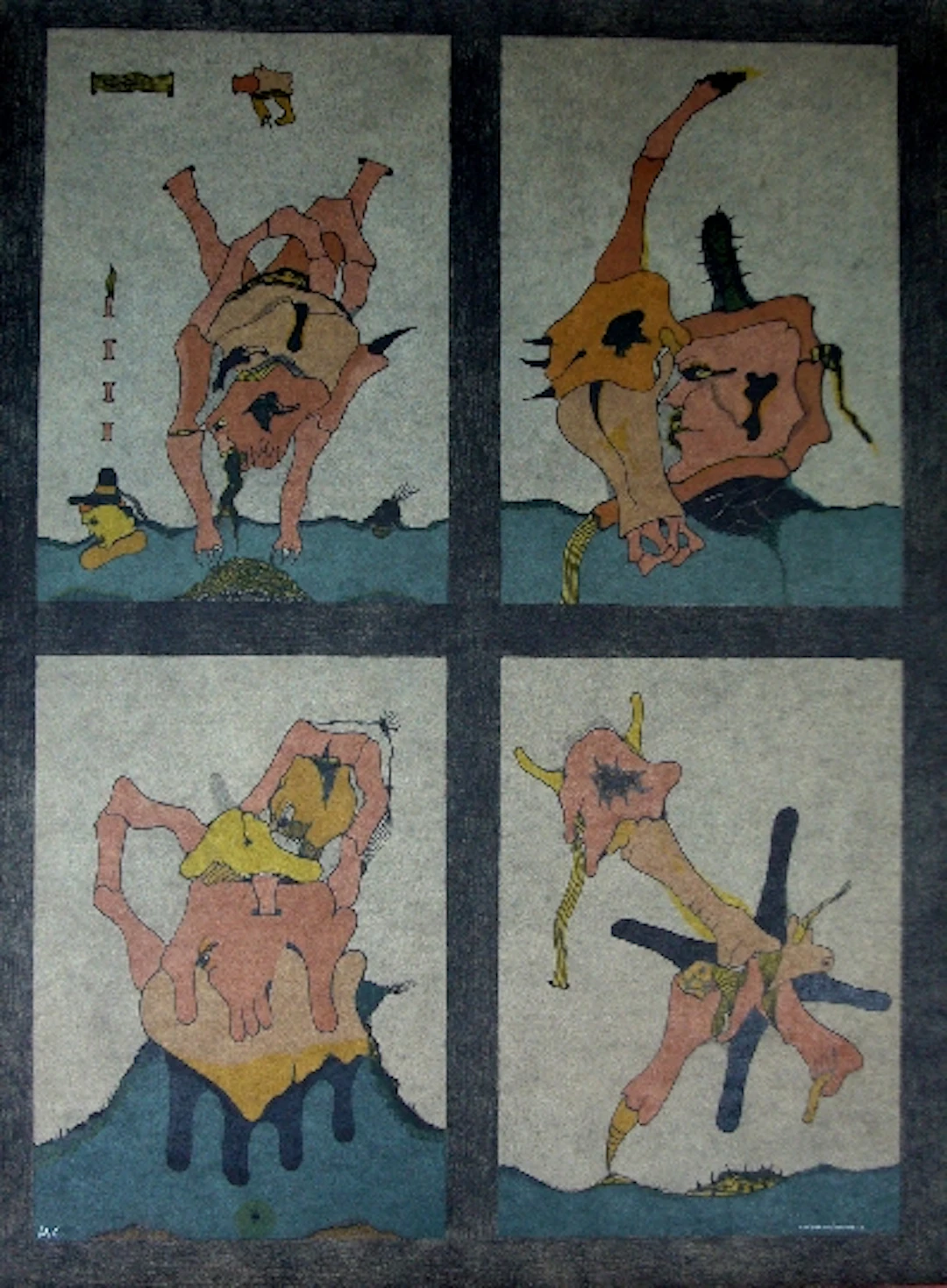 Jorge CAMACHO - Cenizas-3, 1974 - Lithographie signée au crayon