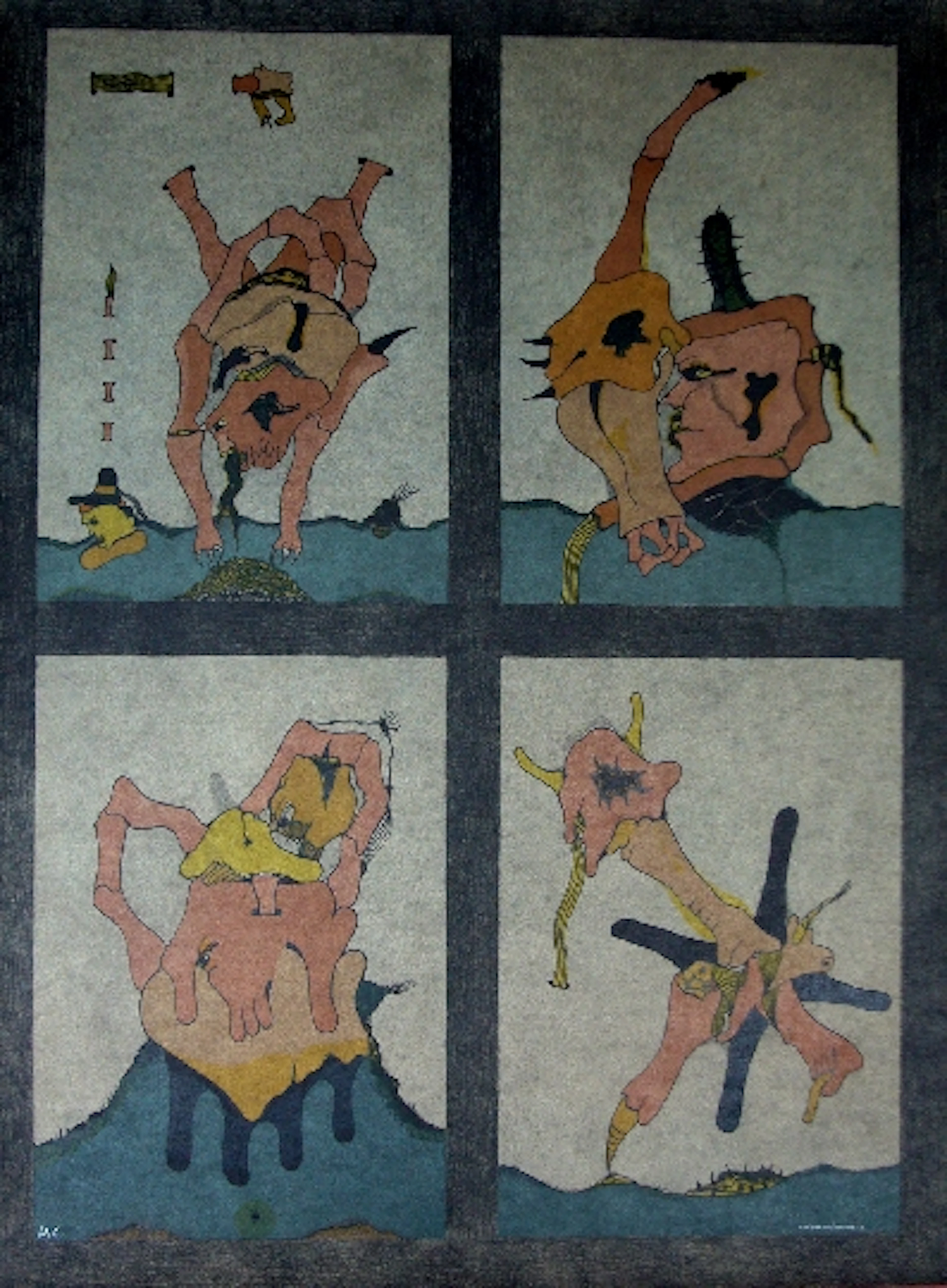 Jorge CAMACHO - Cenizas-3, 1974 - Lithographie signée au crayon