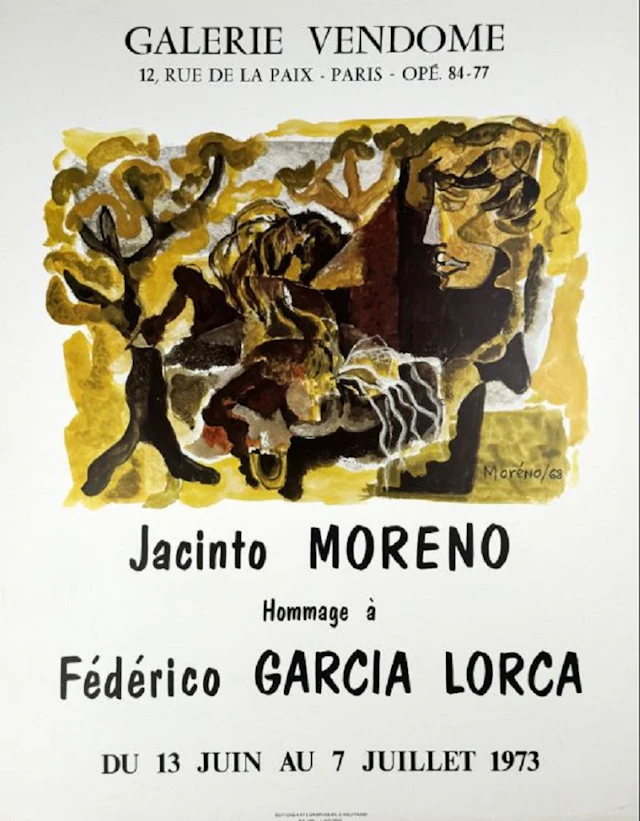 Jacinto Moreno (d’après) - Hommage à Fédérico Garcia Lorca, 1973 -