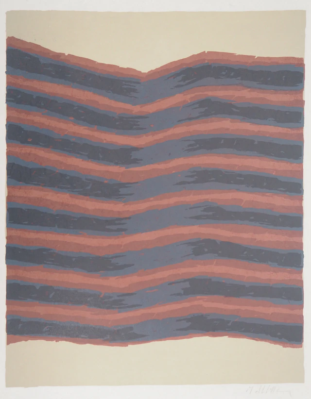 Raoul UBAC : Strates sur ardoise - Lithographie originale signée