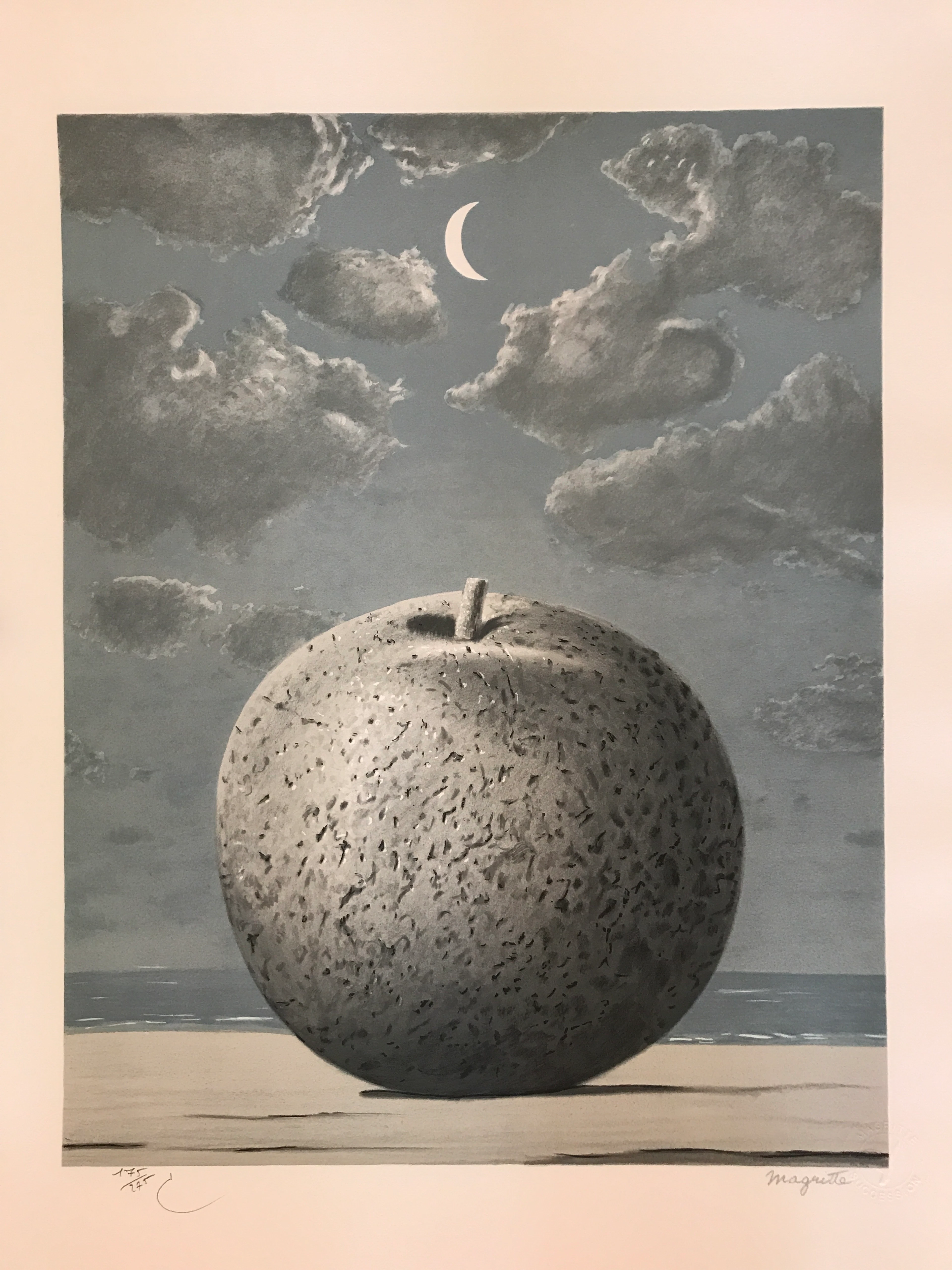 René MAGRITTE (d’après) - Souvenir de voyage - Lithographie
