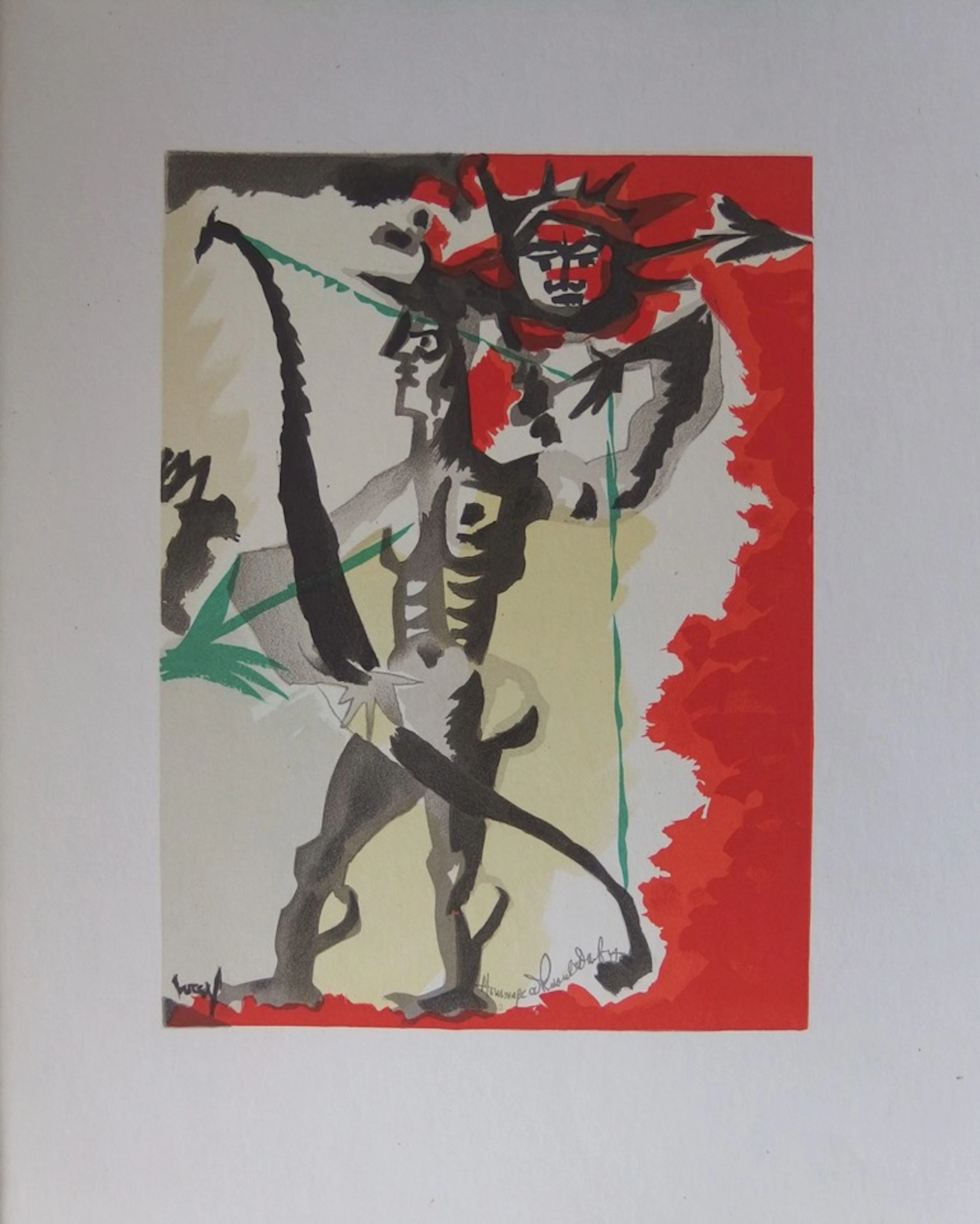 Jean LURCAT : Archer - Lithographie signée