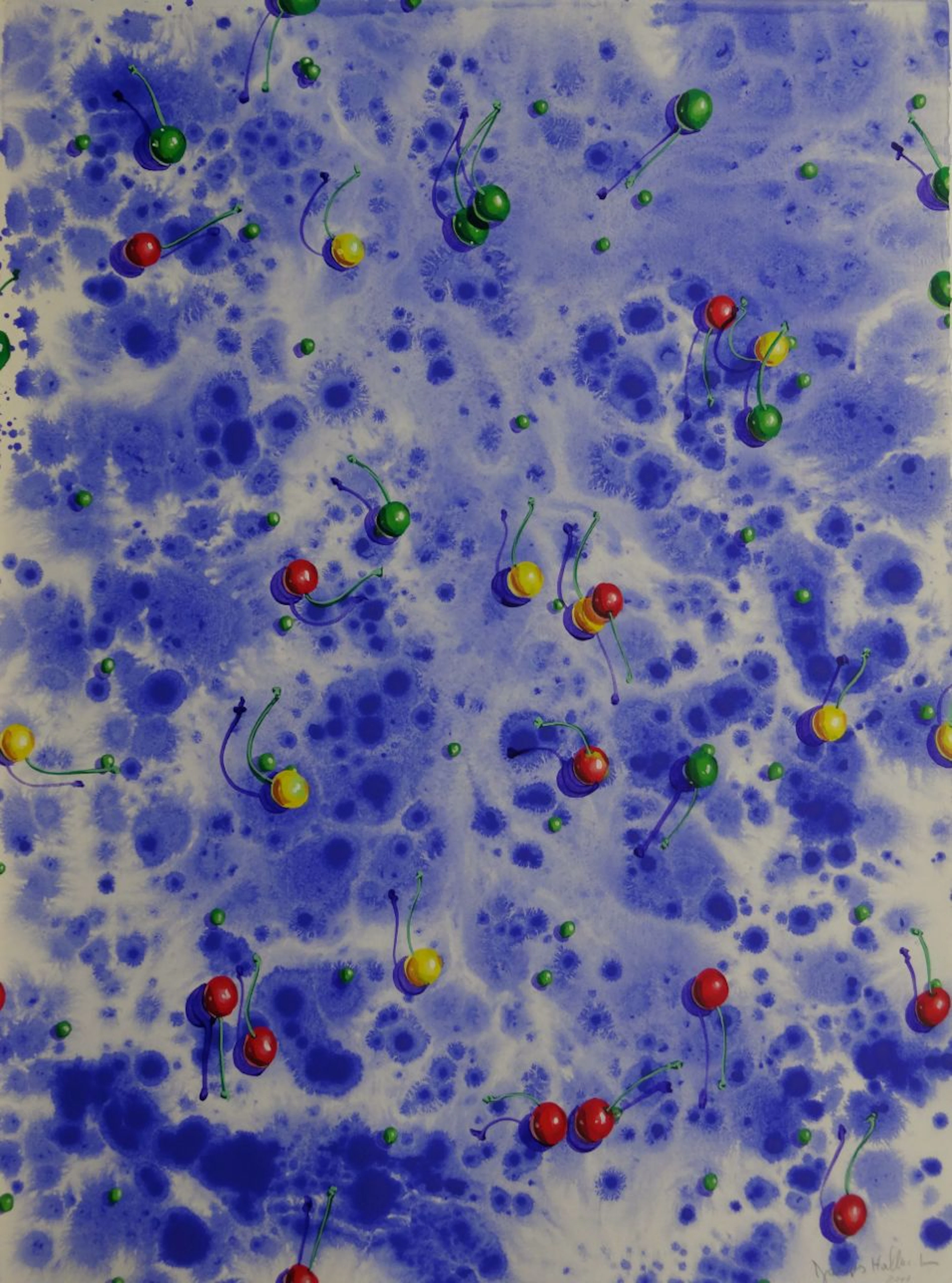 Jacques HALBERT - L’écume des cerises, 2003 - Acrylique signée