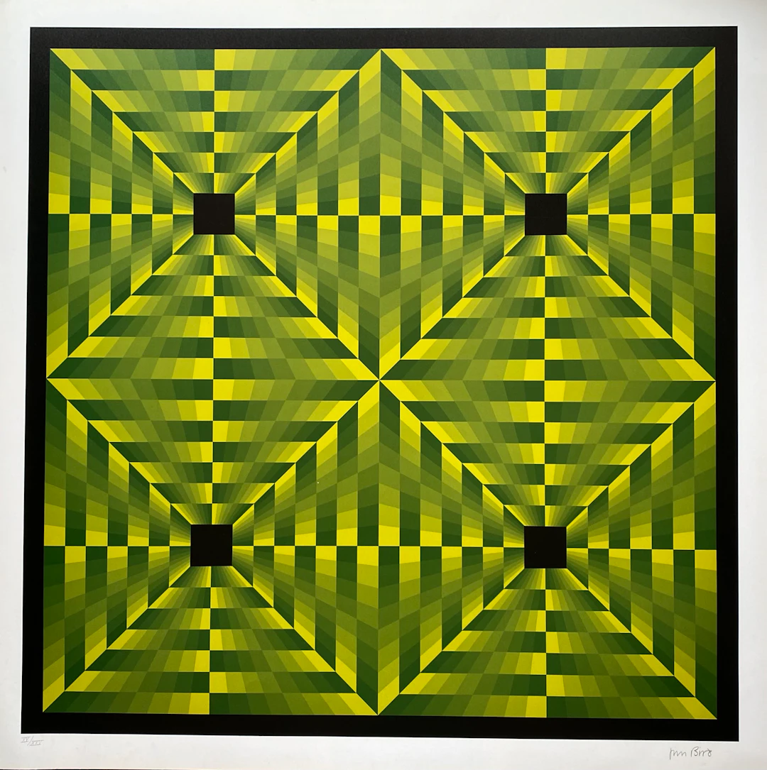 Jim Bird - tribute to Vasarely