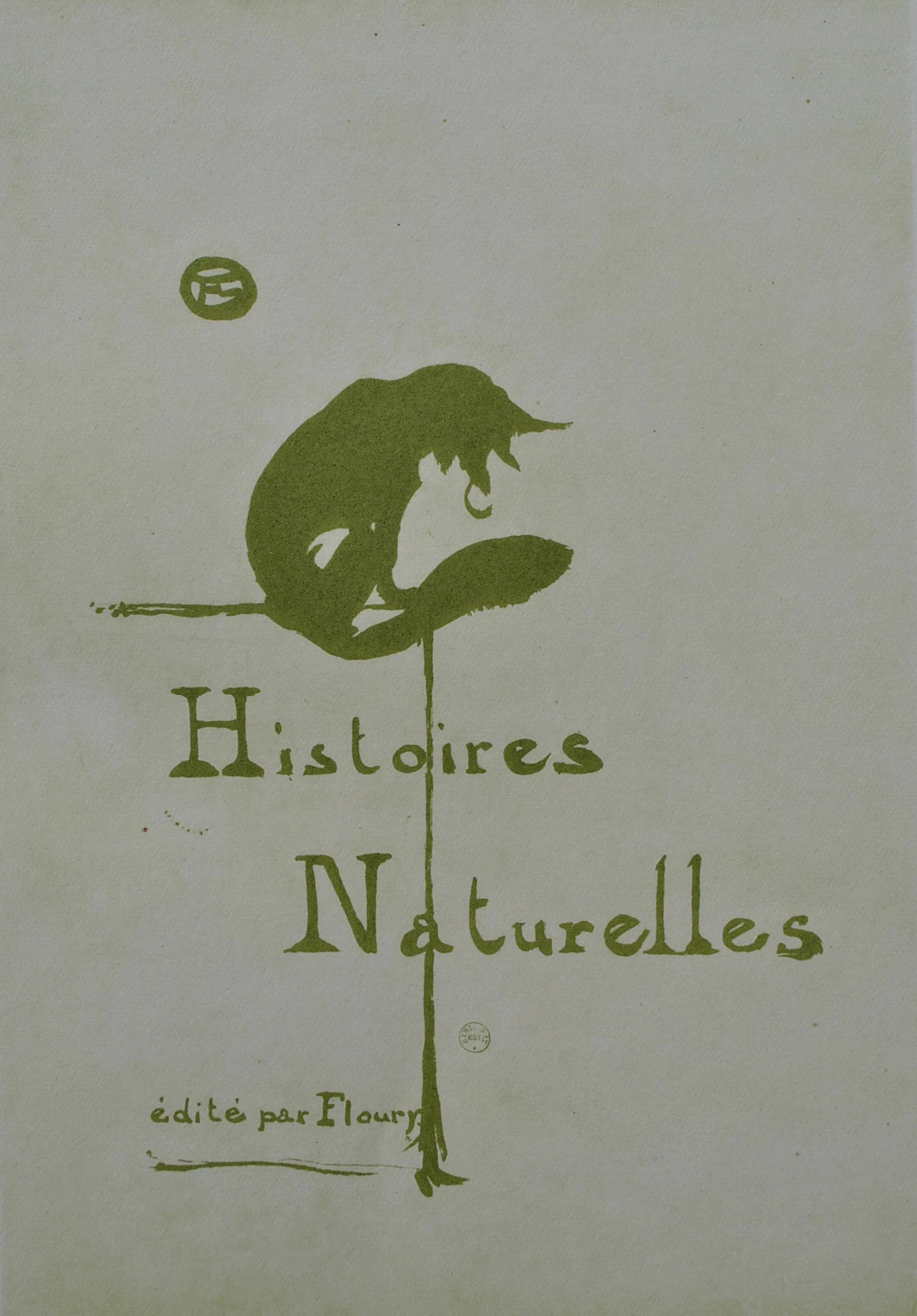Henri de TOULOUSE-LAUTREC (d’après) : Histoires Naturelles, 1927