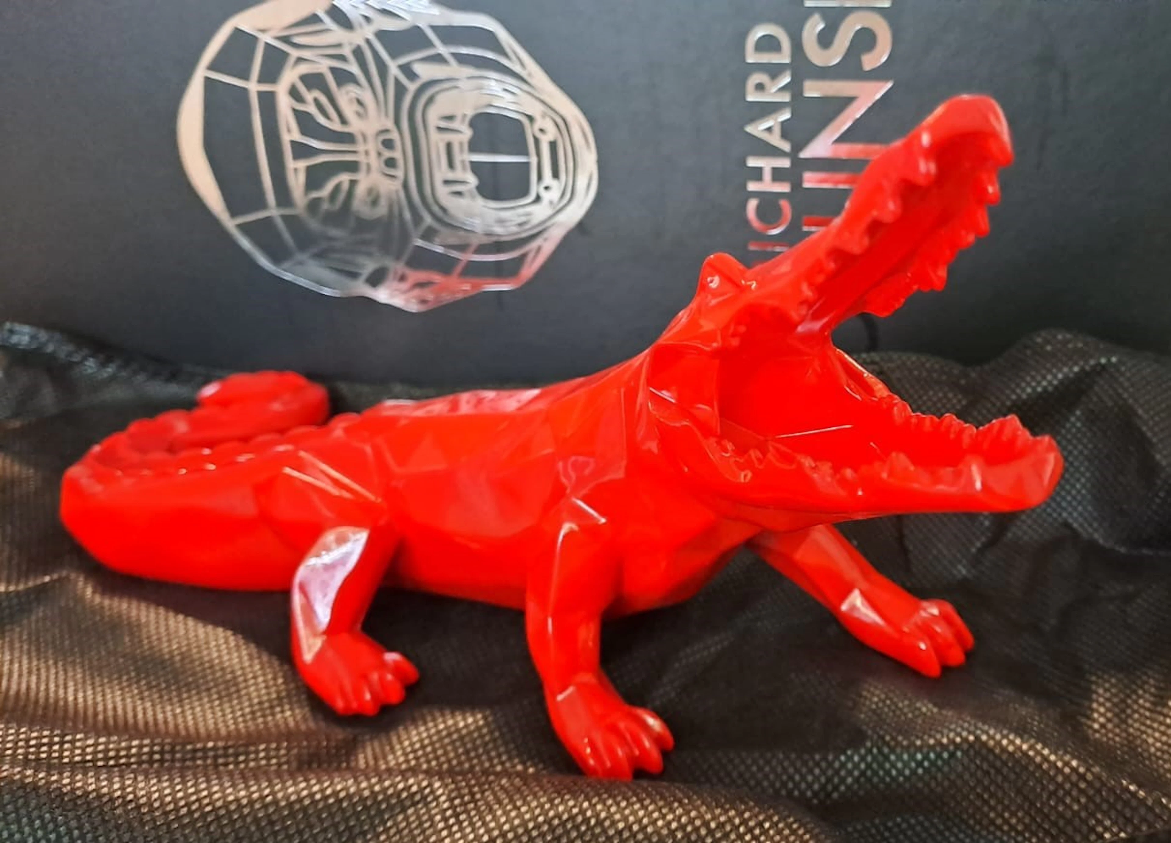 Richard Orlinski - Croco Spirit (Red Edition) - Sculpture