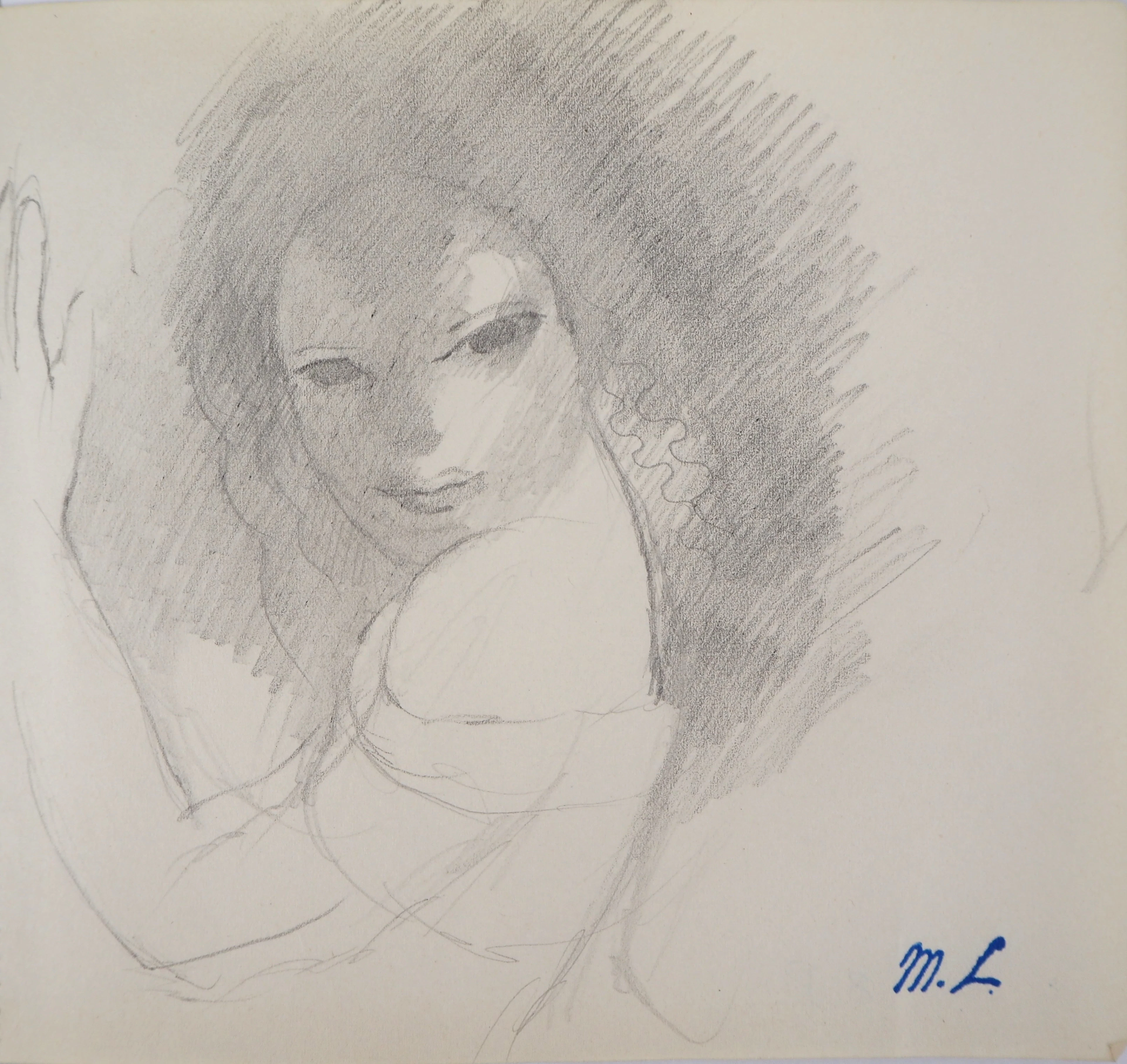 Marie LAURENCIN : Séductrice, Dessin original signé