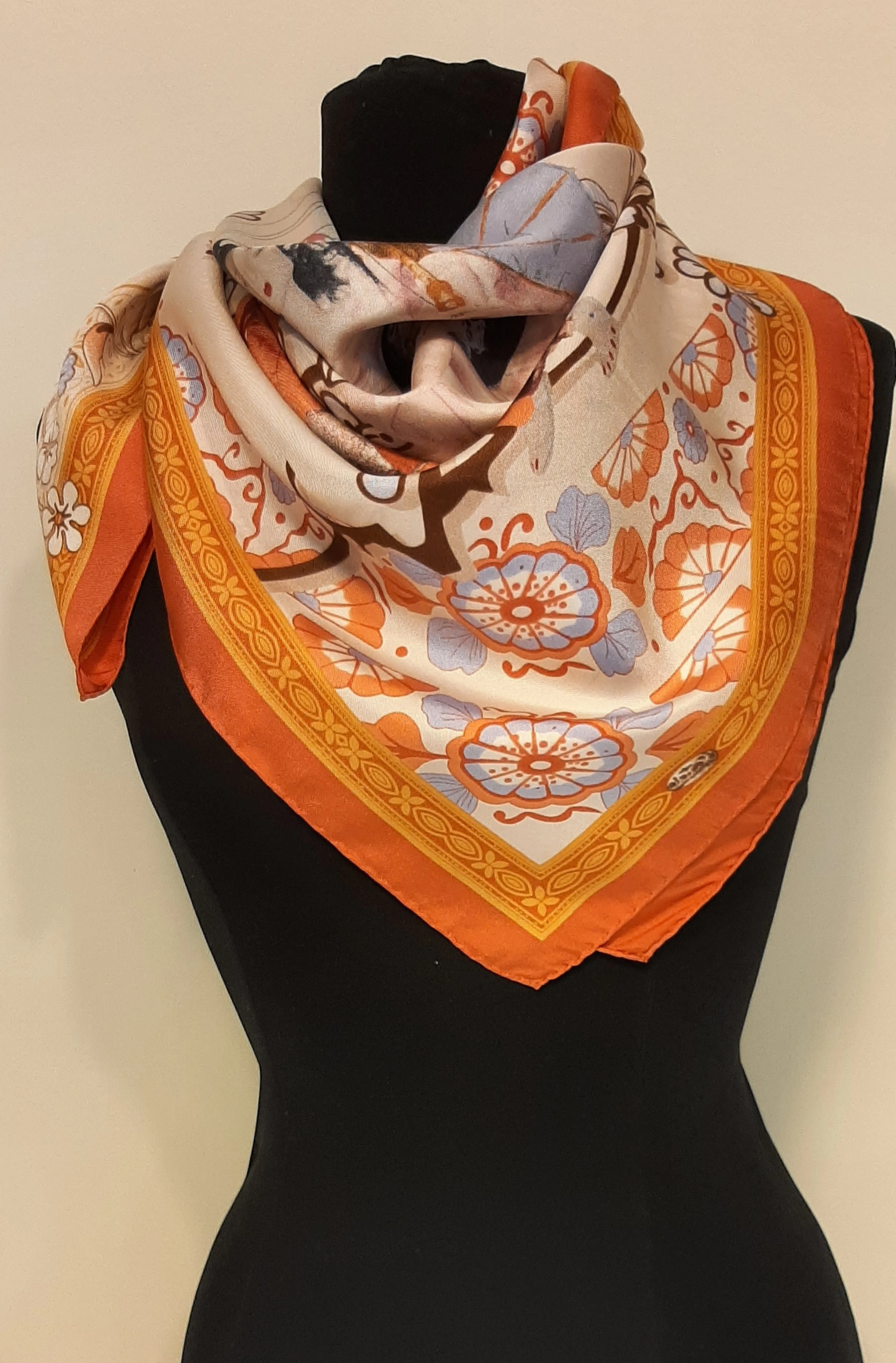 Frédérique SANTAL (d’après) - Les Marionnettes - Foulard en soie