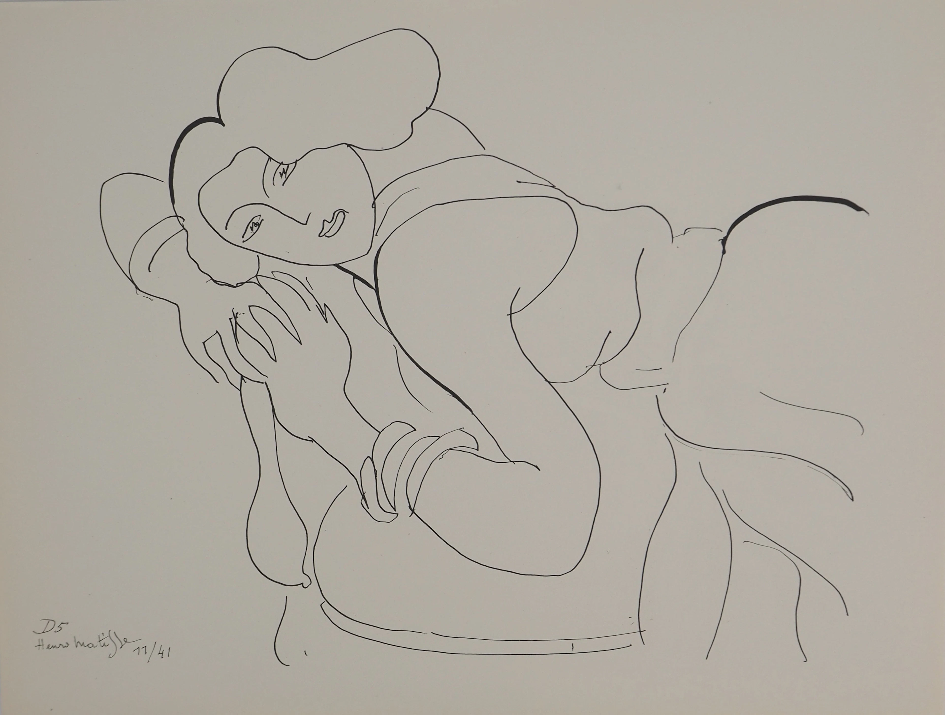 Henri MATISSE : Moue boudeuse, Lithographie signée