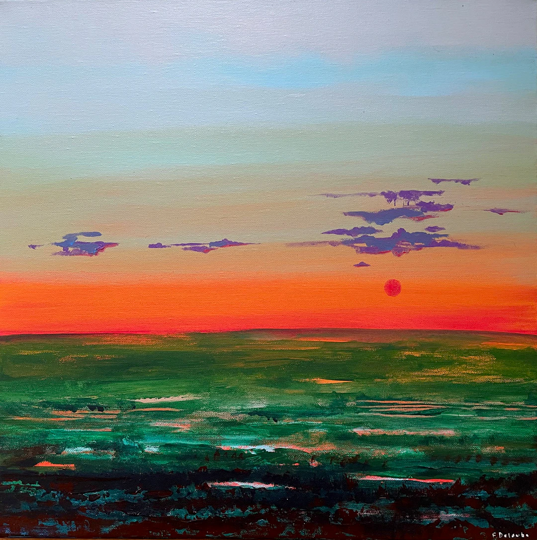 Fabien Delaube - Paysage 6 - Acrylique sur toile