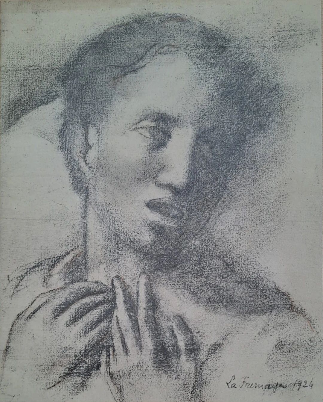 Roger de la FRESNAYE (d’après) - Femme apeurée, 1927 - Lithographie signée