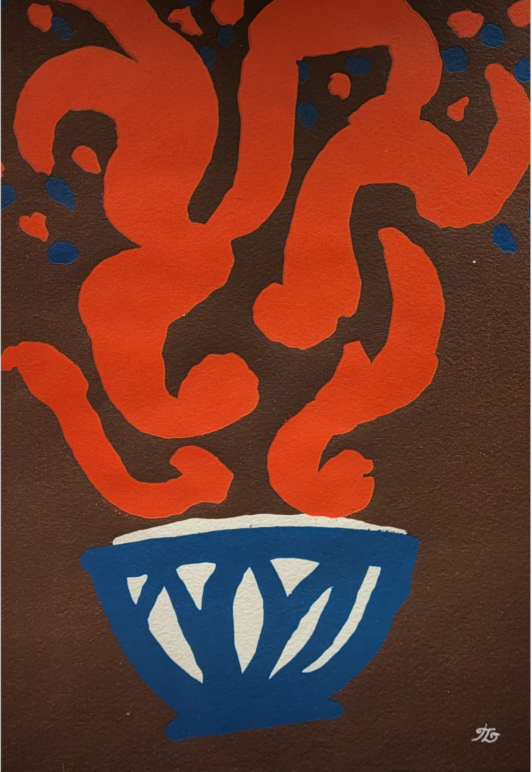 Fernand DUBUIS - Le cantique du Soleil I,1970 - Lithographie originale