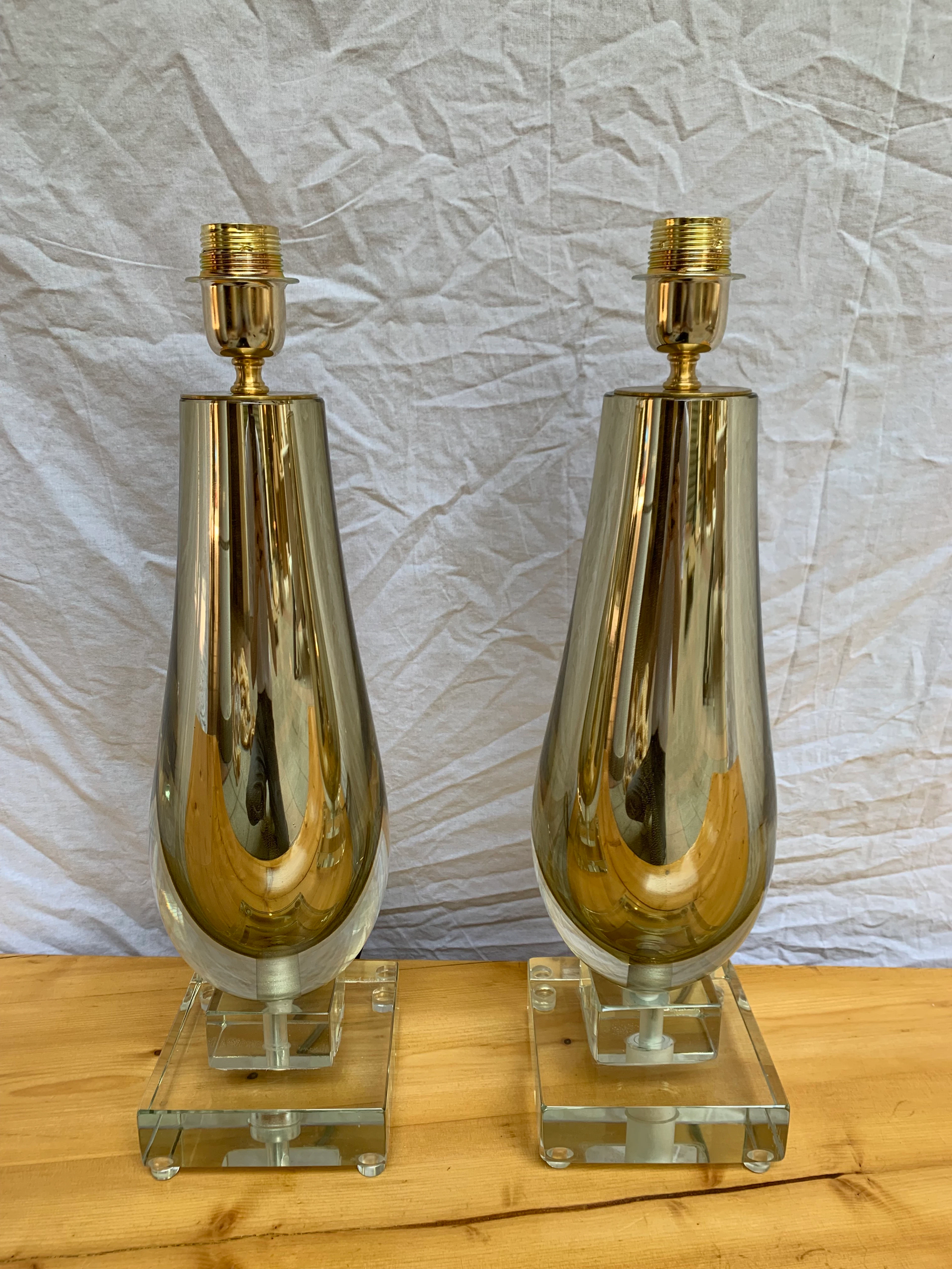 Alberto Doña - Paire de lampes, vers 1980