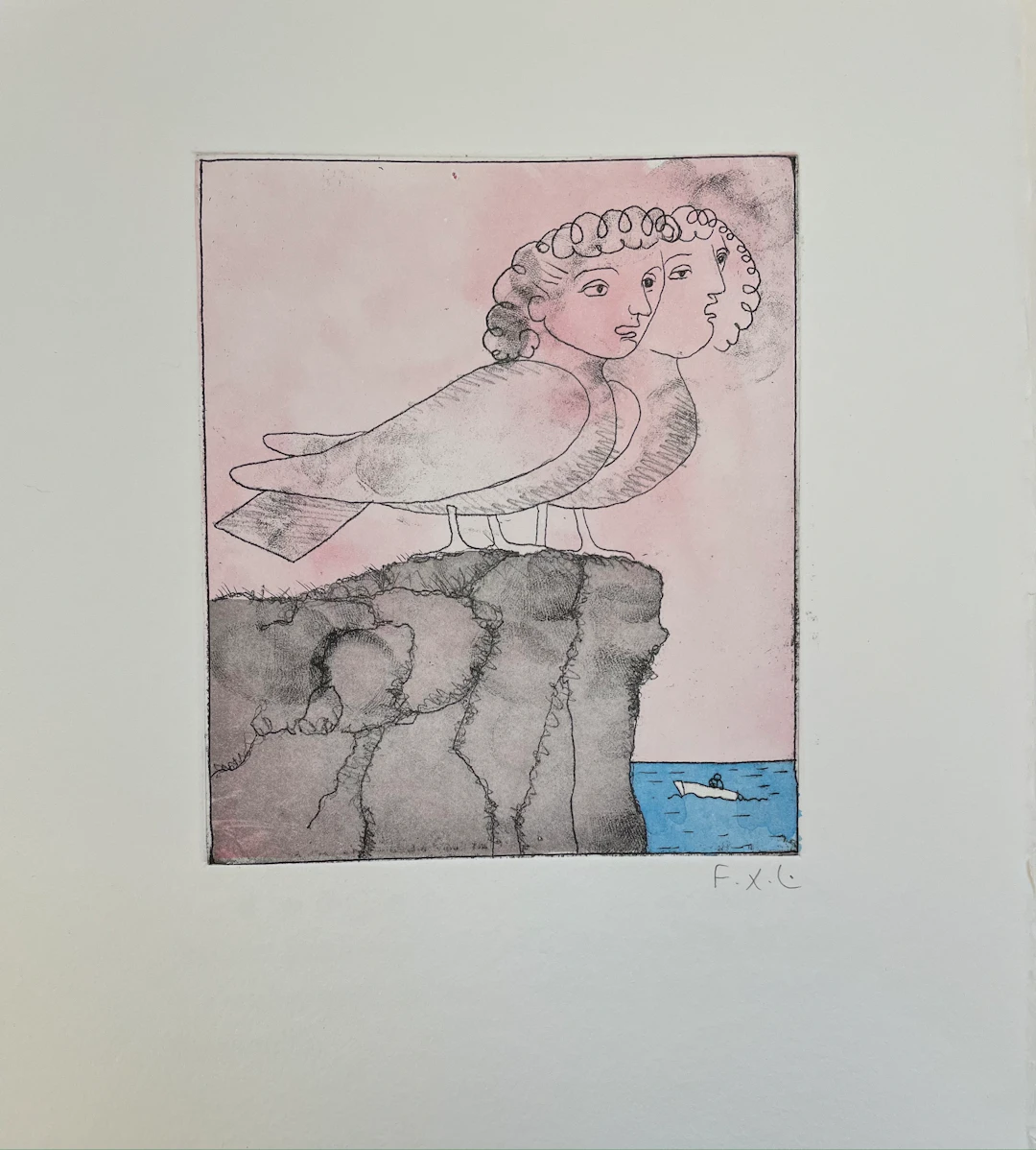 François-Xavier Lalanne (1927-2008) - Les Harpies 2005 - Aquatinte