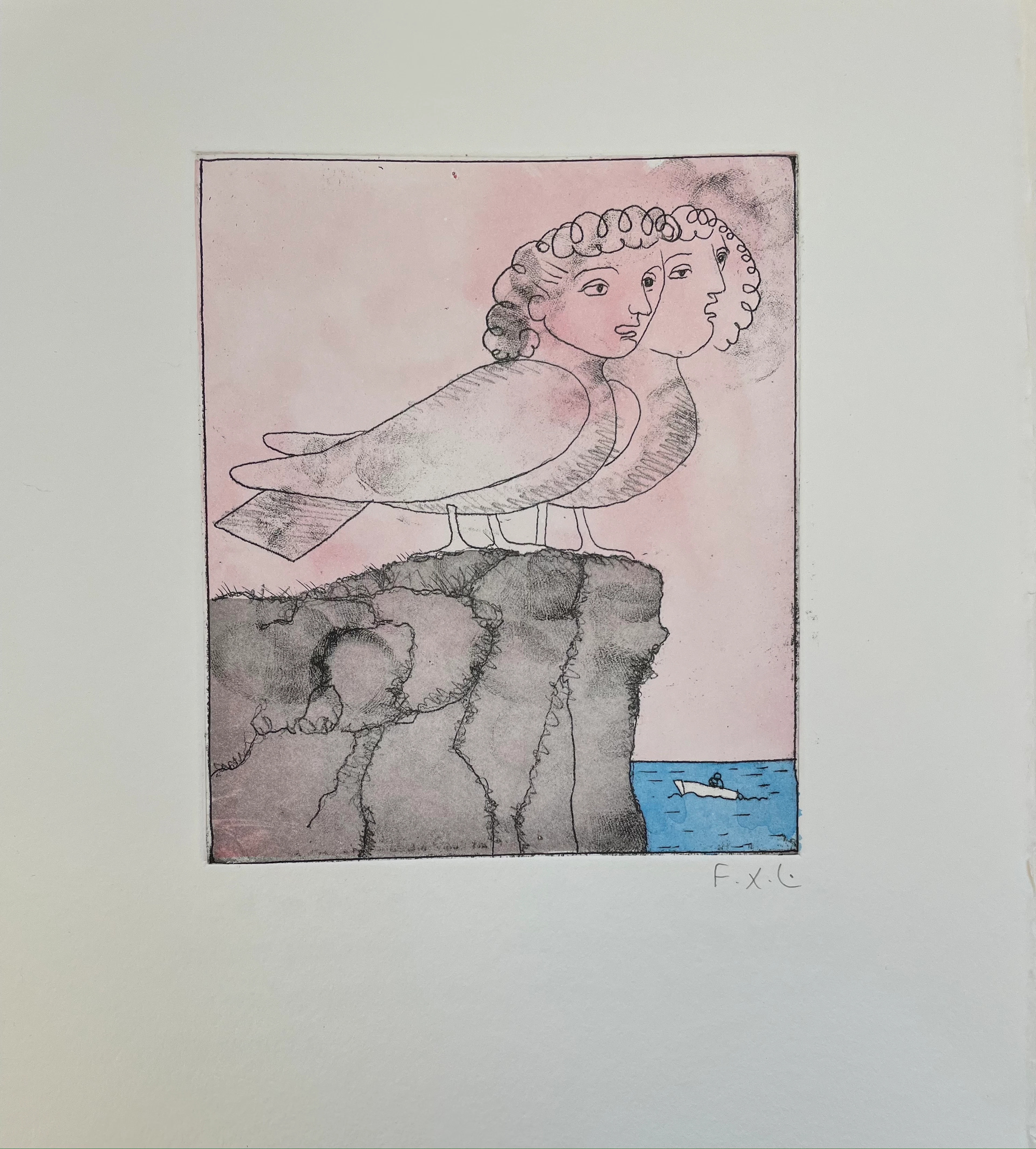 François-Xavier Lalanne (1927-2008) - Les Harpies 2005 - Aquatinte