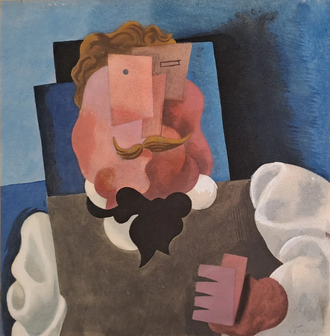 Roger de la FRESNAYE (d’après) - L’homme blond au nœud papillon, 1927