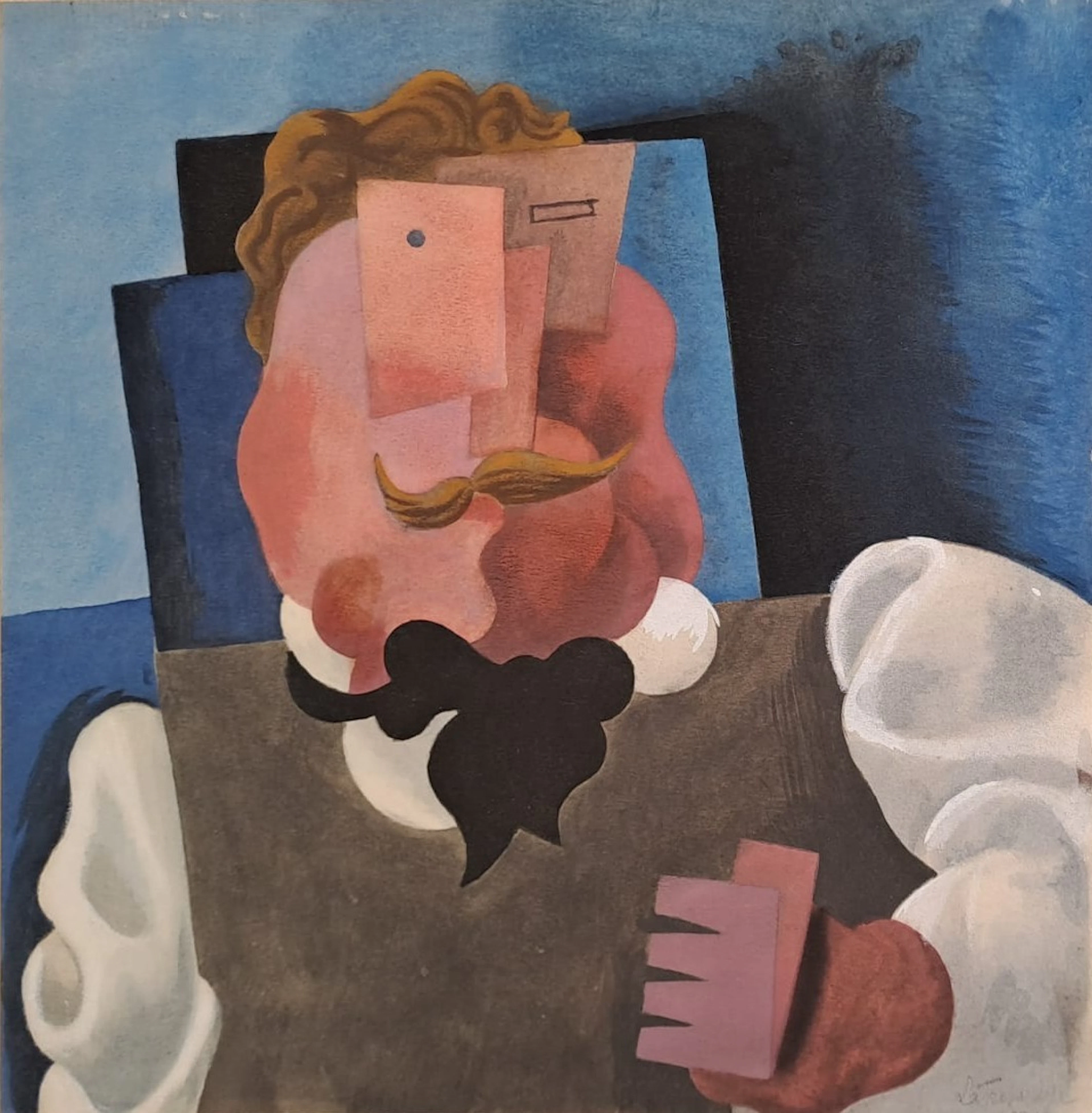 Roger de la FRESNAYE (d’après) - L’homme blond au nœud papillon, 1927