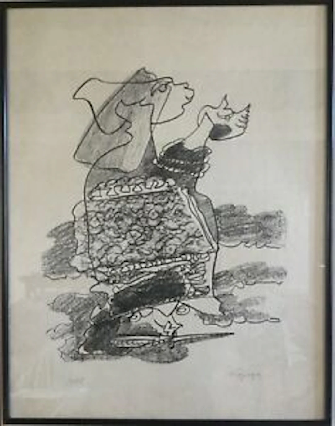 Charles LAPICQUE - Jézabel - Lithographie signée