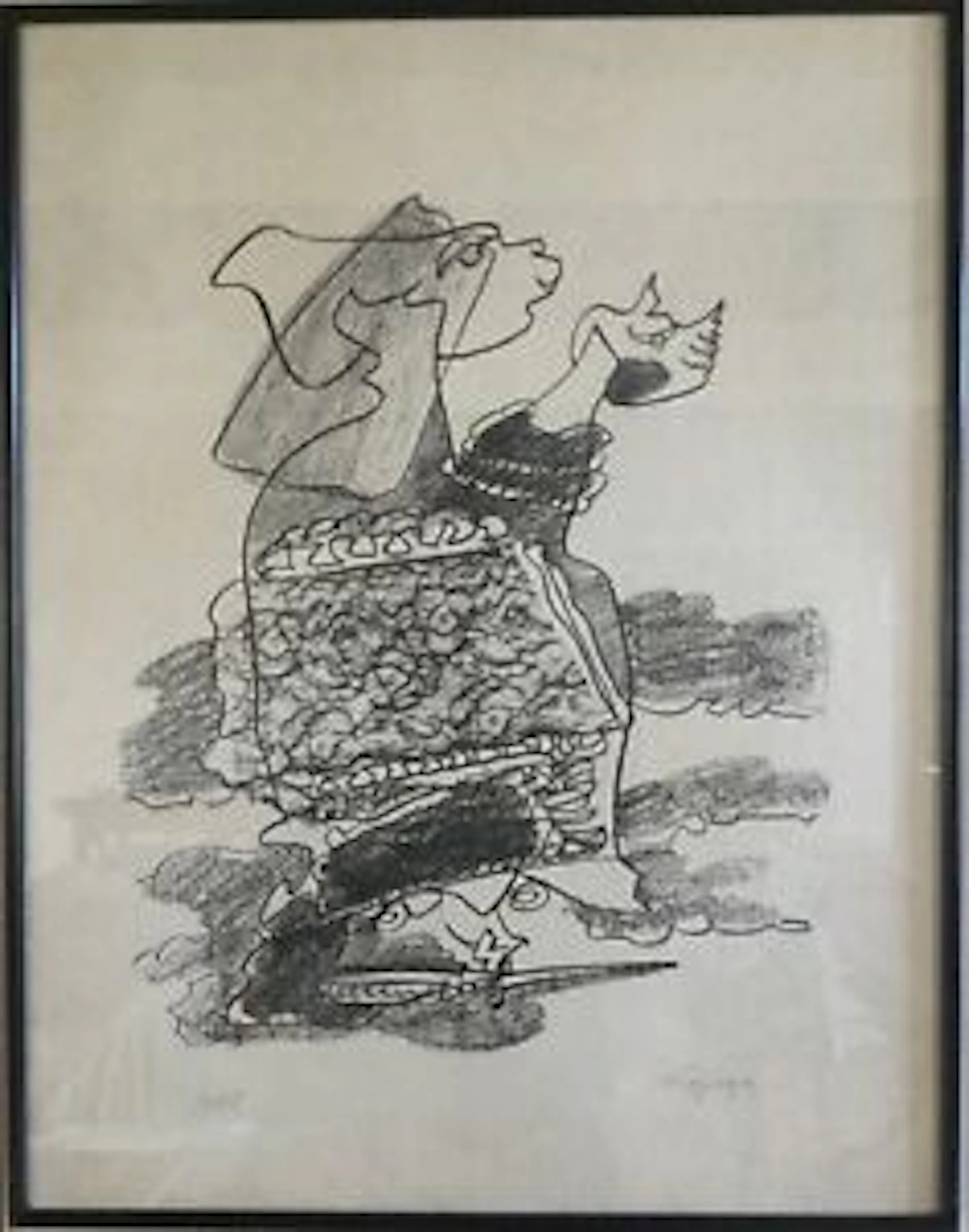 Charles LAPICQUE - Jézabel - Lithographie signée