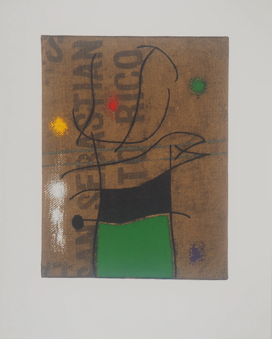 Joan MIRO : L’acrobate, Lithographie signée
