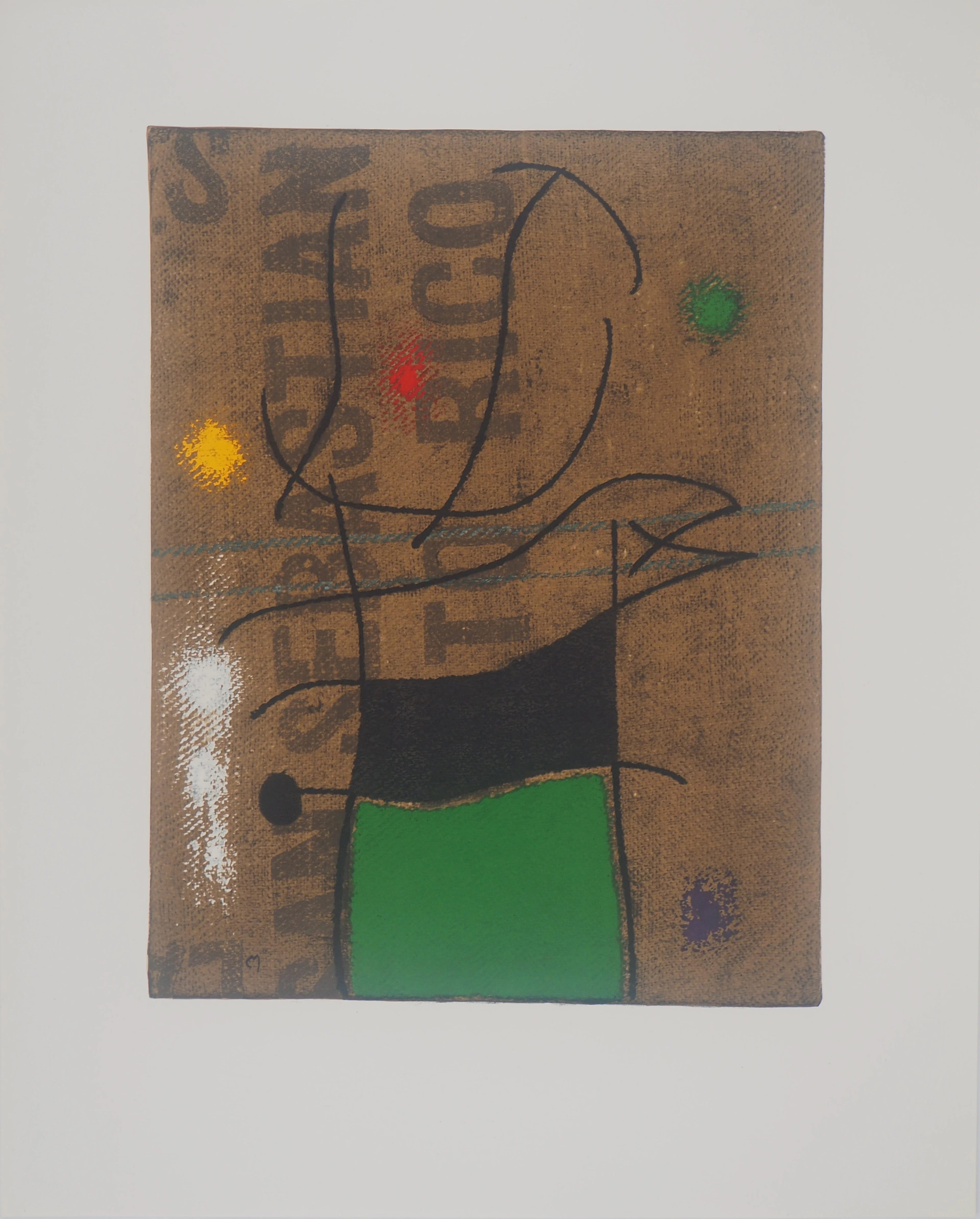 Joan MIRO : L’acrobate, Lithographie signée