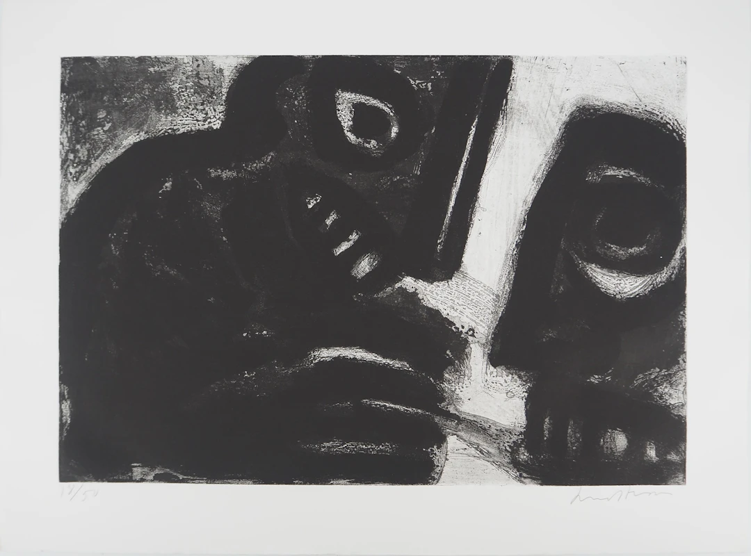 Bengt LINDSTROM : Le Rituel chamanique, Gravure originale signée