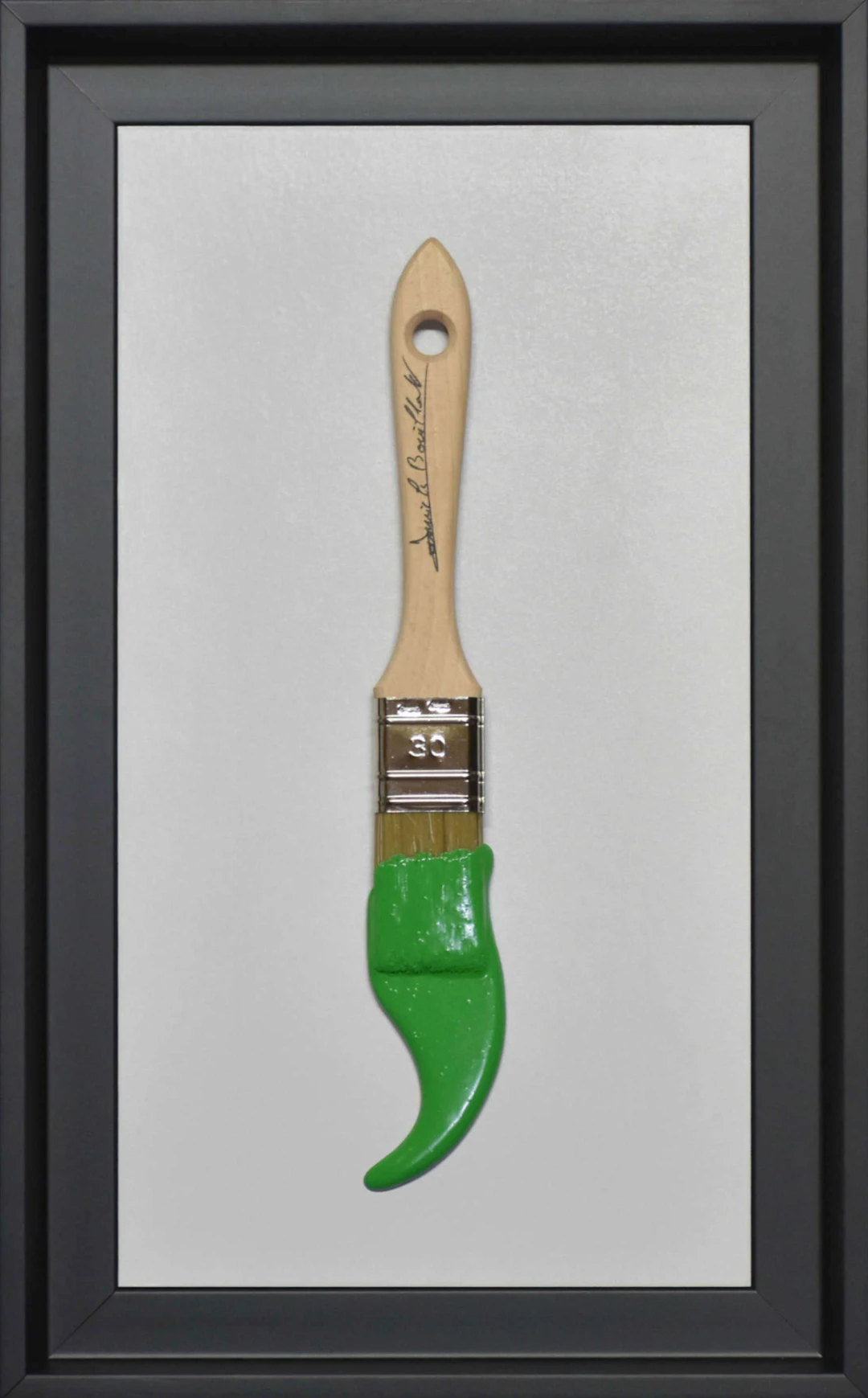 Yannick Bouillault - Painter’s Trophy Green - Résine Peinte