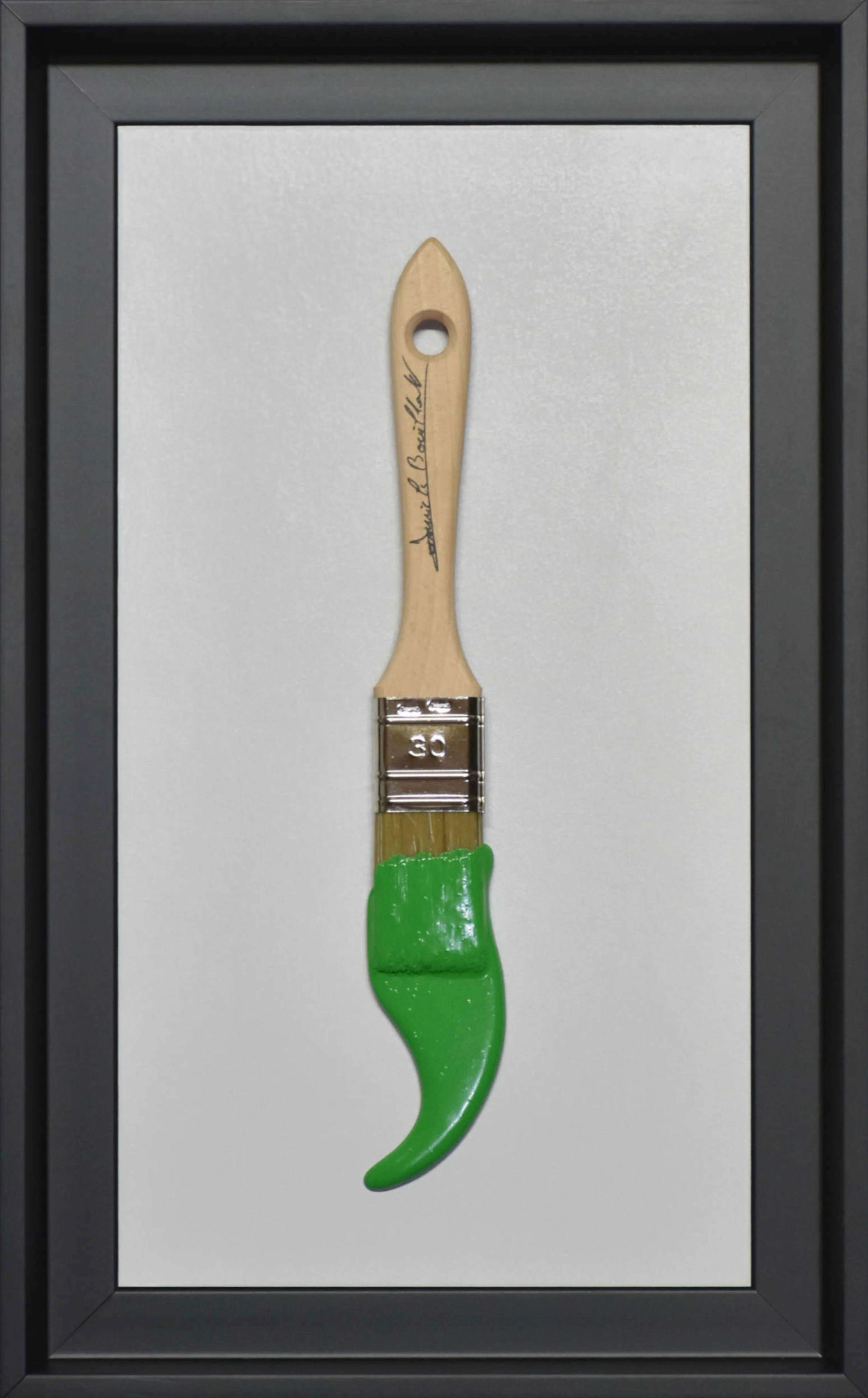 Yannick Bouillault - Painter’s Trophy Green - Résine Peinte