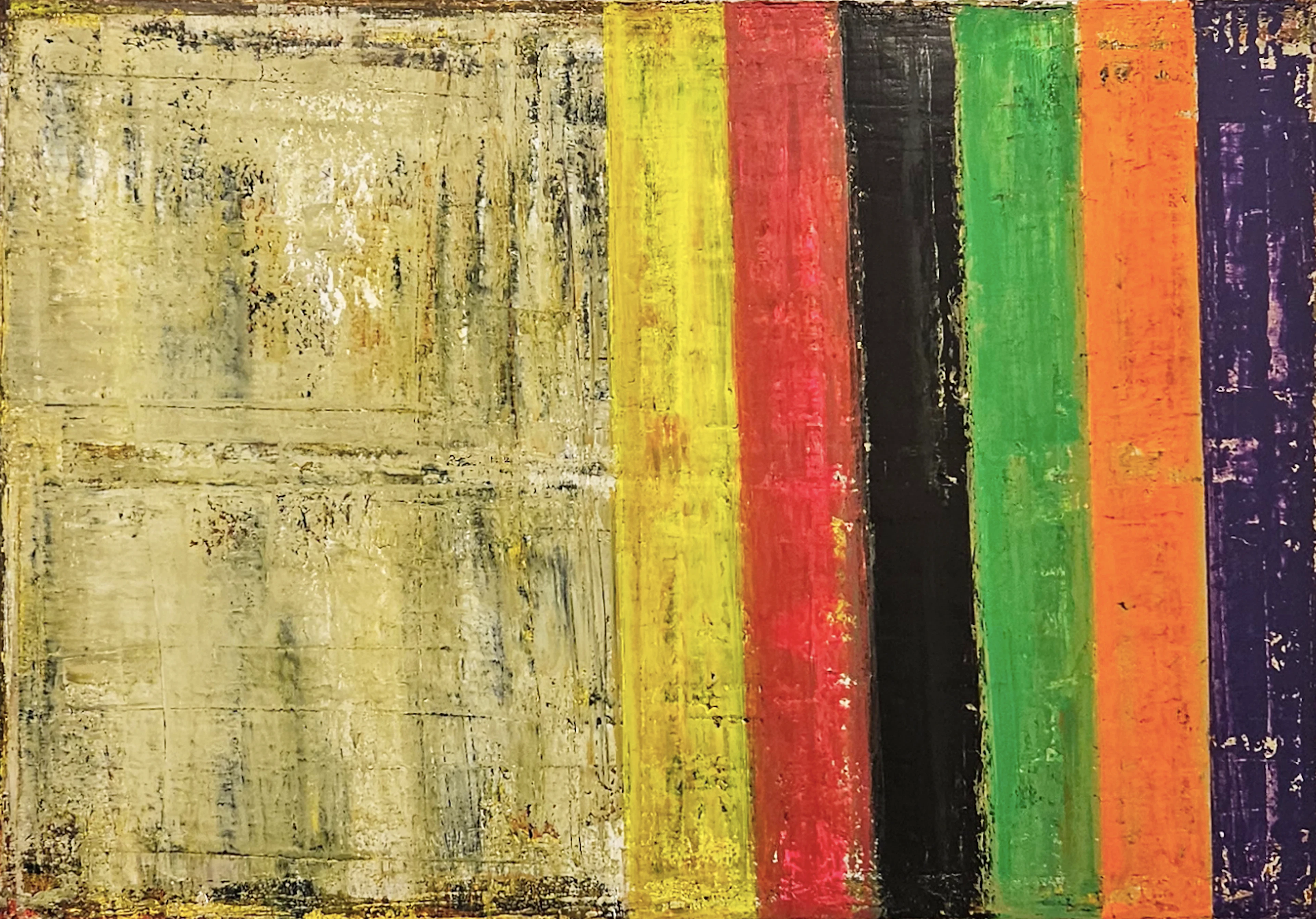 Mr Garcia - Driftwood 4 - Technique mixte sur toile