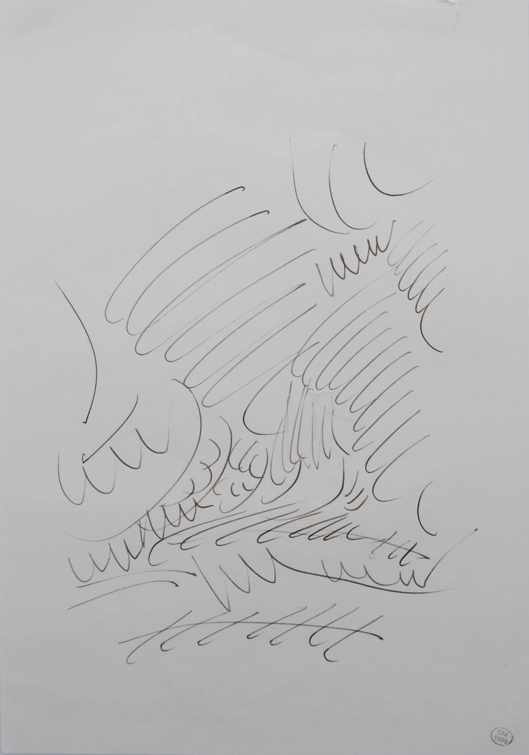 Dora MAAR : Forêt surréaliste - Dessin original signé