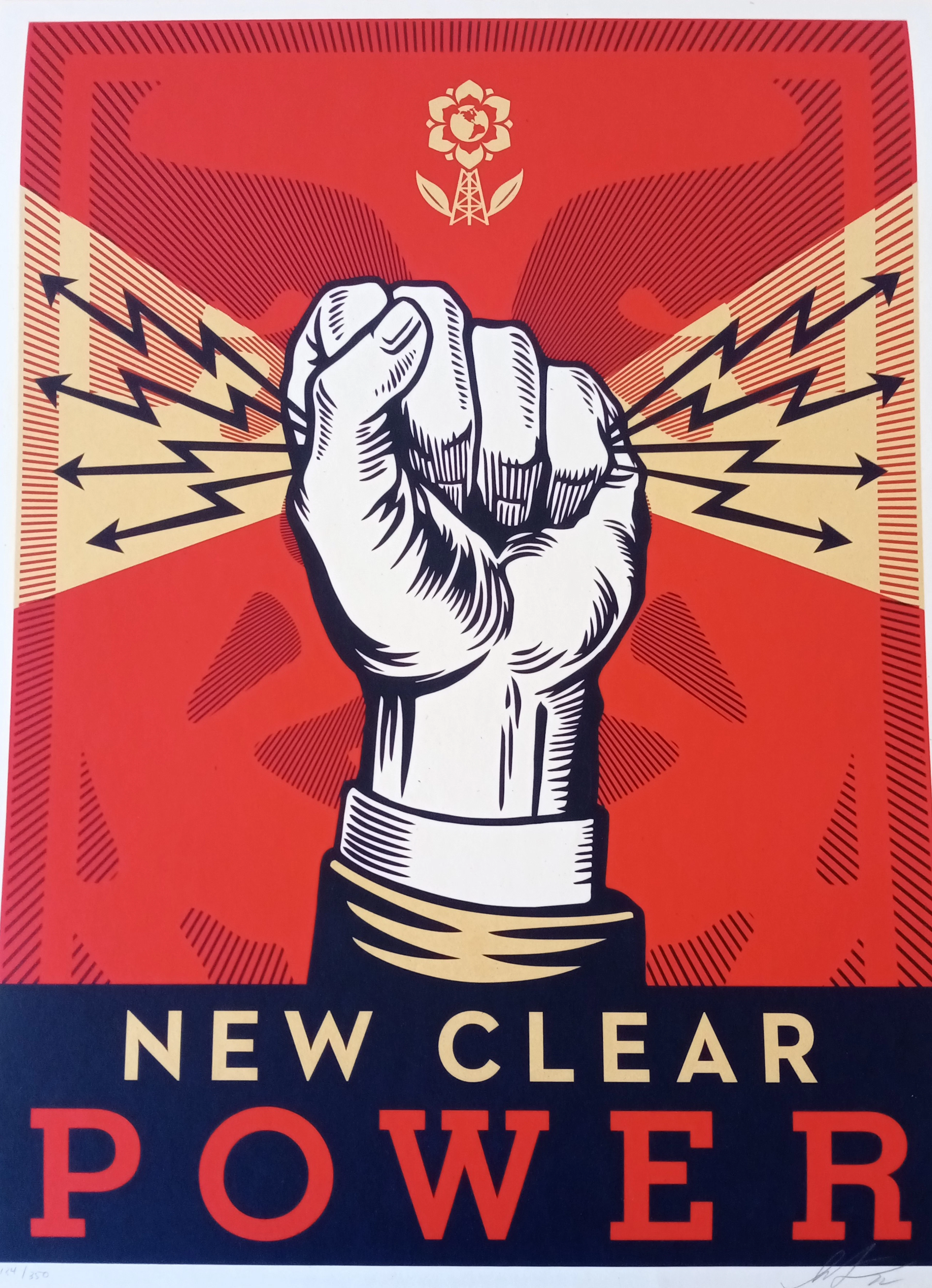 Shepard Fairey Obey - New Clear Power, 2022