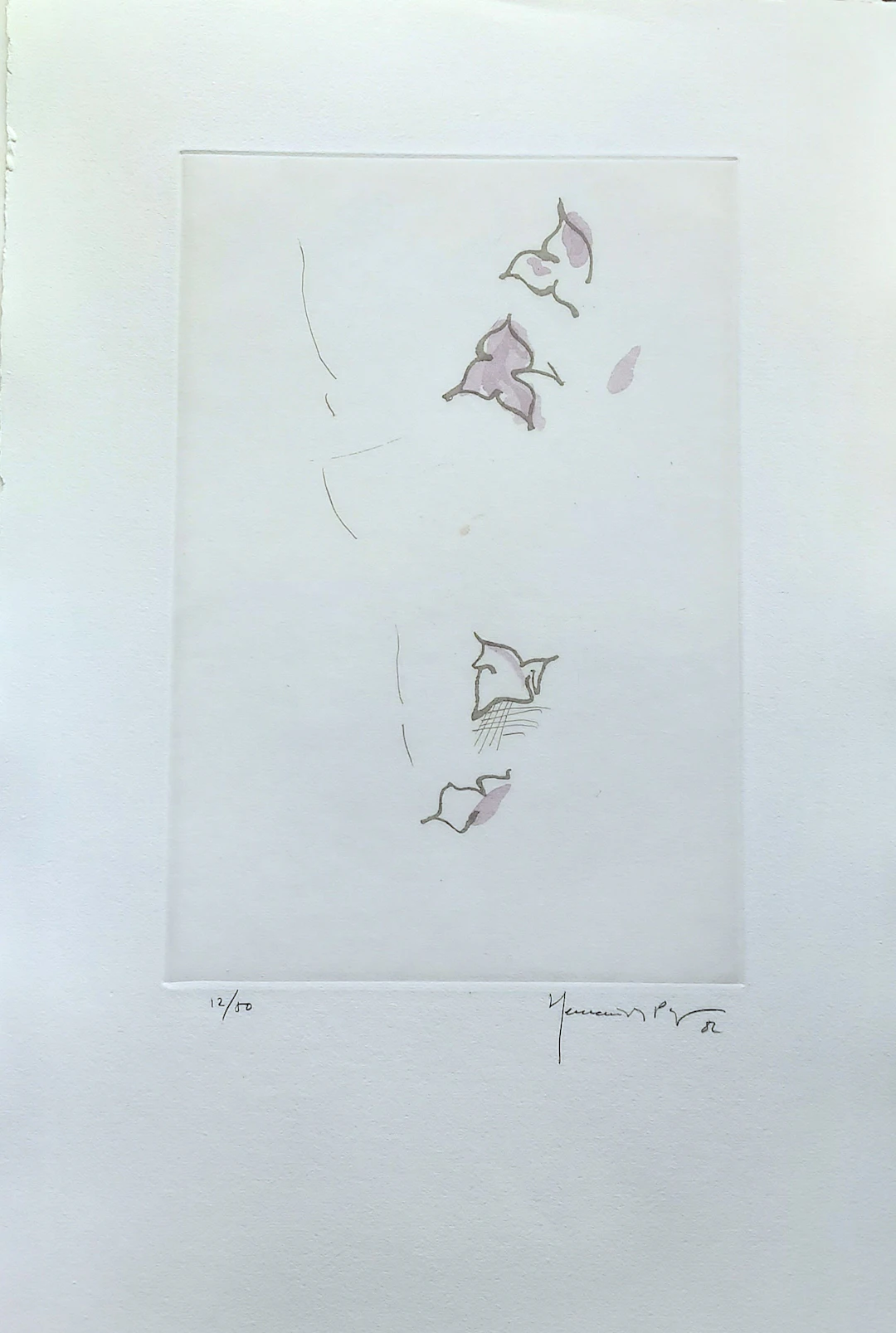 Joan Hernandez PIJUAN - PL6, 1982 - Gravure signée au crayon