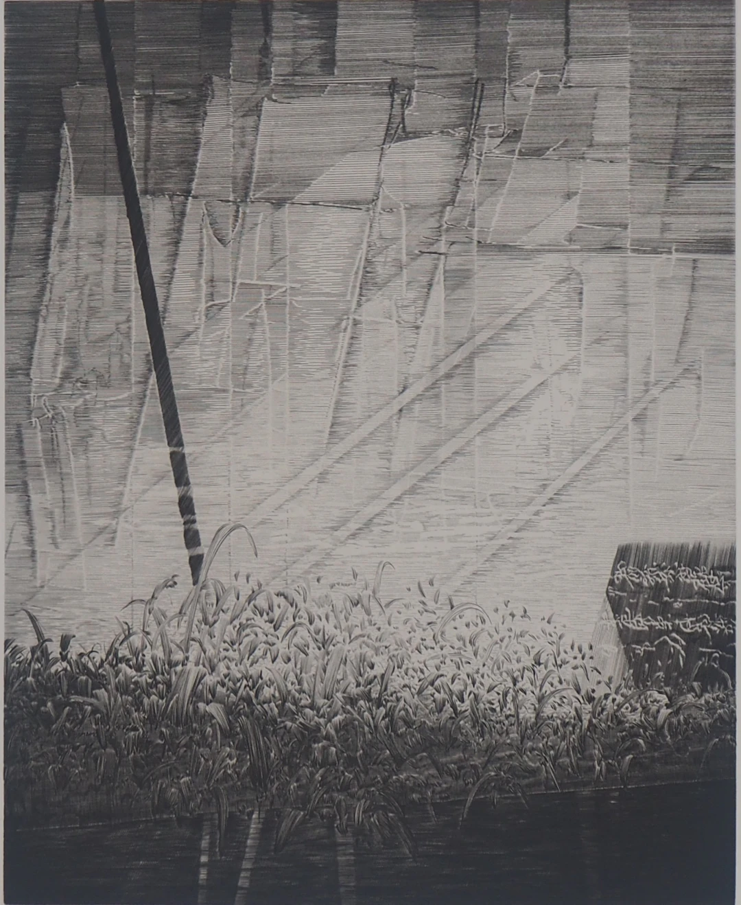 Etienne Tingaud - L'exigence du sel, 1983 - Gravure originale signée