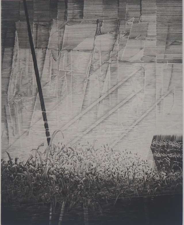 Etienne Tingaud - L'exigence du sel, 1983 - Gravure originale signée
