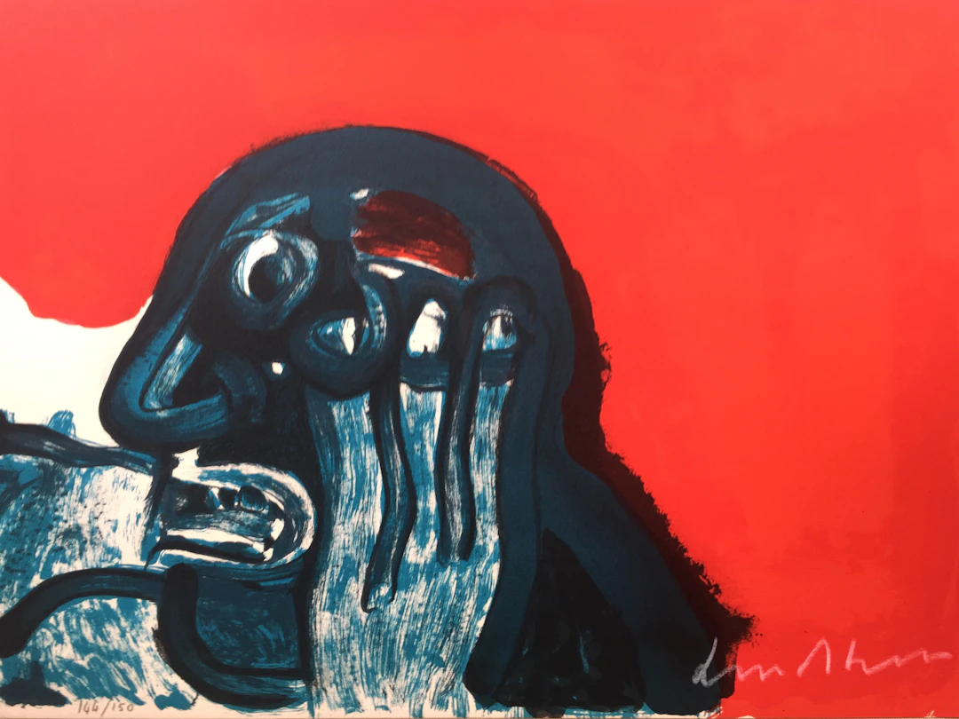 Bengt LINDSTRÔM - Personnage - Lithographie originale