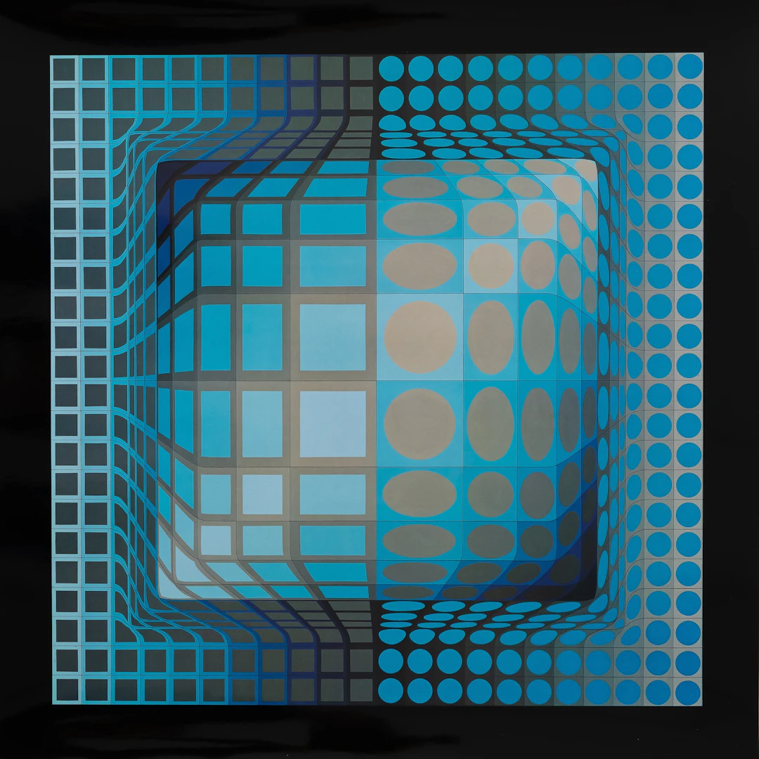 Victor VASARELY : KOSKA-REV - Estampe offset