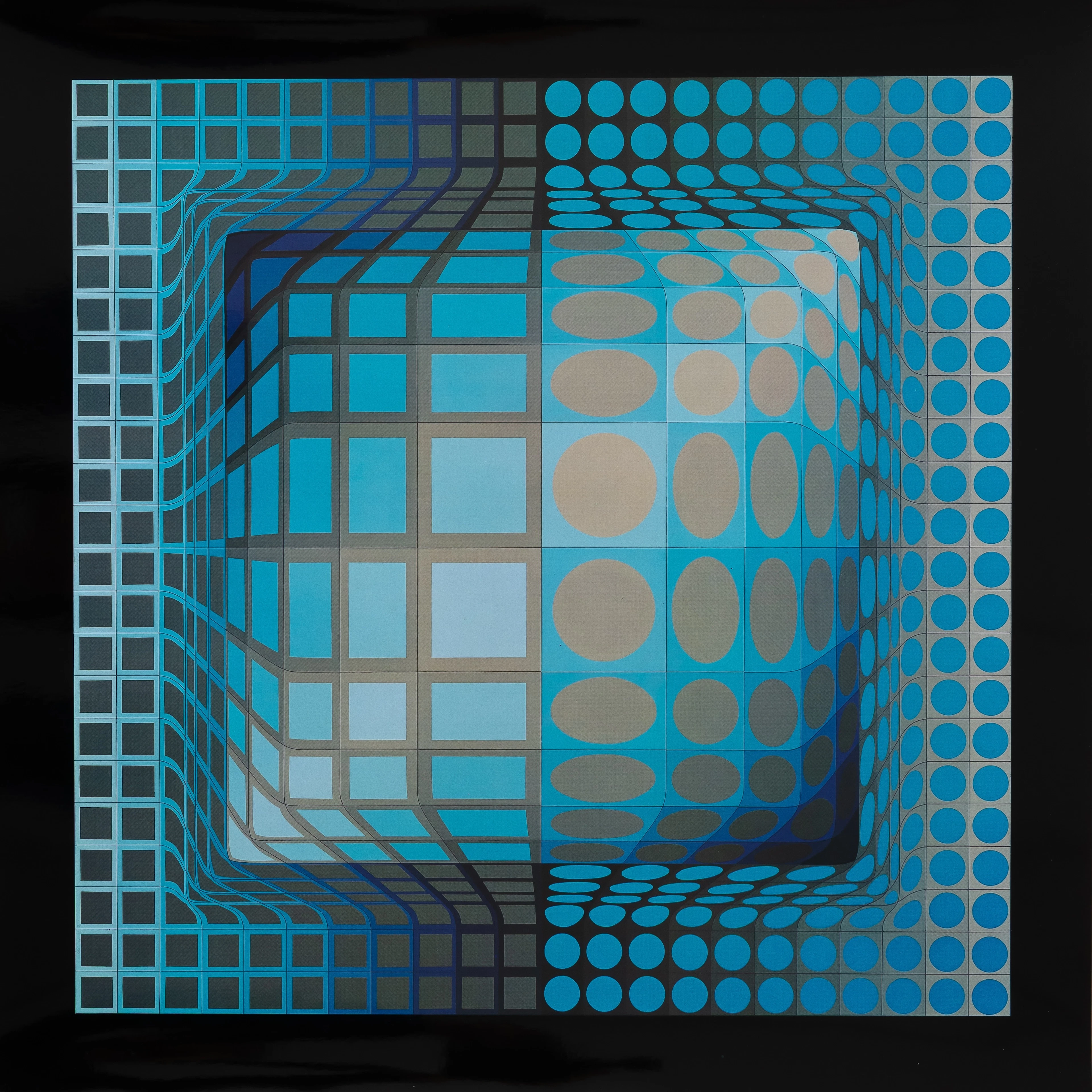 Victor VASARELY : KOSKA-REV - Estampe offset
