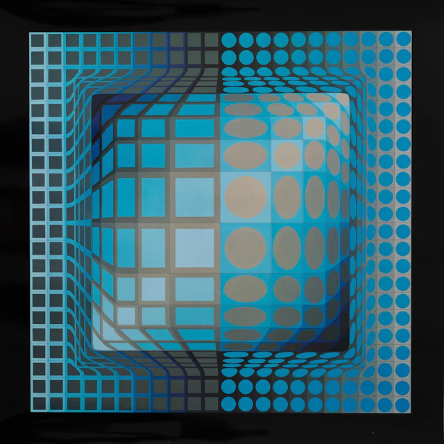 Victor VASARELY : KOSKA-REV - Estampe offset